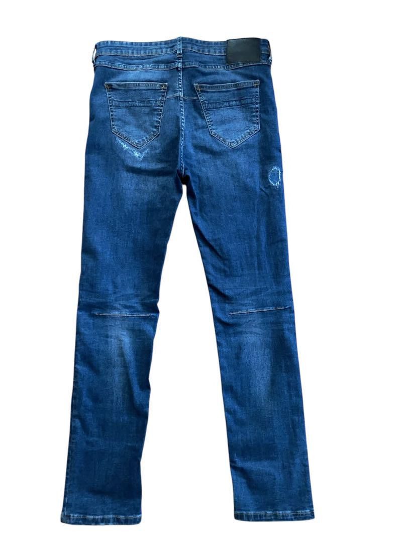 Number (N)ine NUMBER (N)INE SLIM SKINNY HARD CRASH STRETCH DENIM