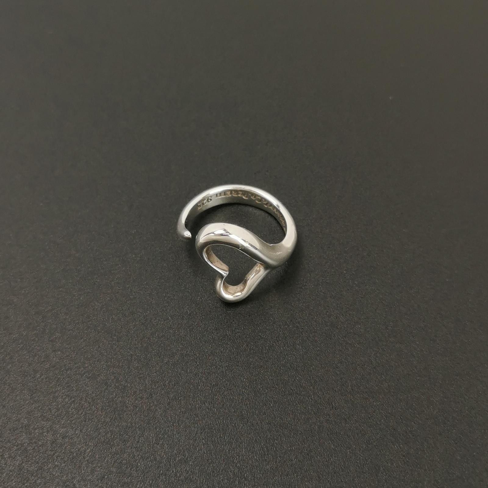 Tiffany & Co. Tiffany & Co. Elsa Peretti S925 Heart Ring Size 12 -z2505 Size ONE SIZE - 5 Thumbnail