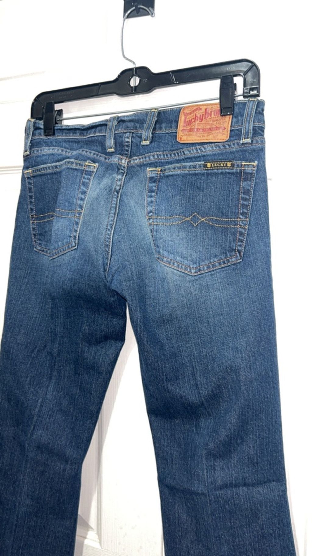 Lucky Brand Women's Lucky Brand Blue Boot Cut Jeans Size 4/27 lil Maggie Size 27" / US 4 / IT 40 - 3 Thumbnail