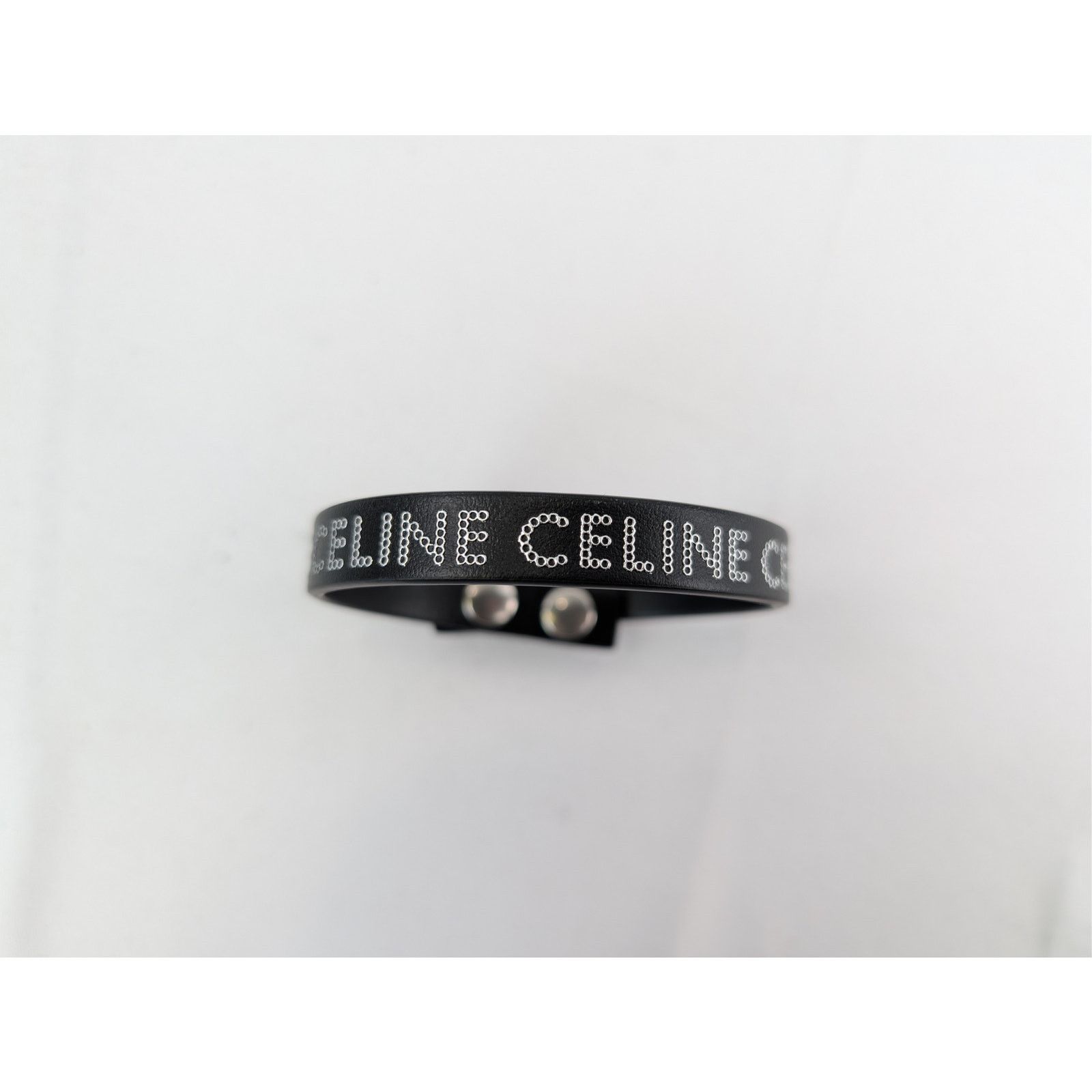 Celine o1rshd1 Size: OS / Monochroms Studs Bracelet in Calfskin Size ONE SIZE - 5 Thumbnail