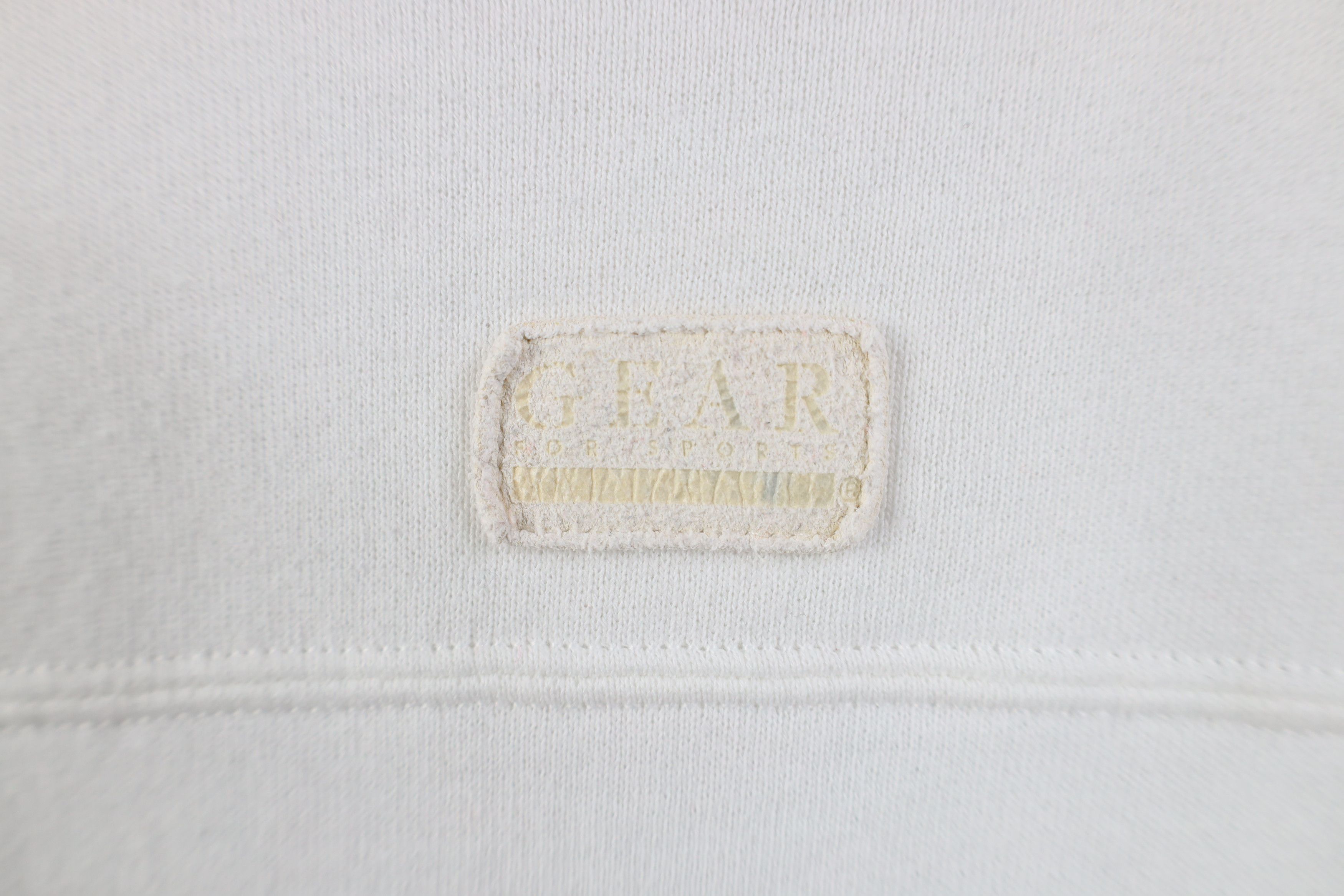 Vintage Vintage 90s Streetwear Creek Sailing Sweatshirt White USA Size M / US 6-8 / IT 42-44 - 10 Thumbnail