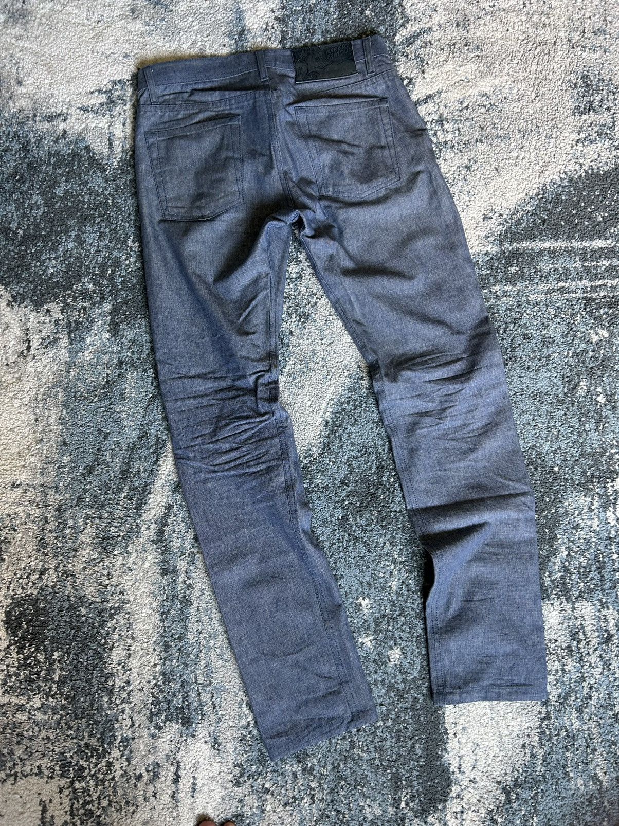 Naked & Famous 2013 Made in Canada 10 oz Selvedge Chambray Japanese Denim Size US 32 / EU 48 - 13 Thumbnail