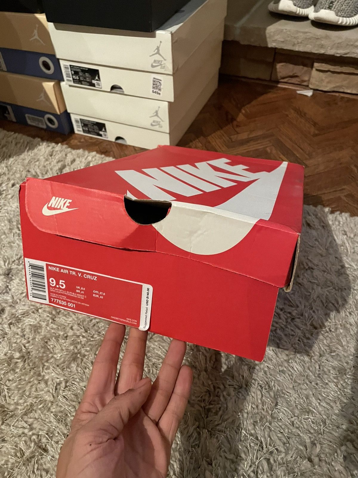 Nike Nike Air Trainer Cruz Wolf Grey Size US 9.5 / EU 42-43 - 11 Thumbnail