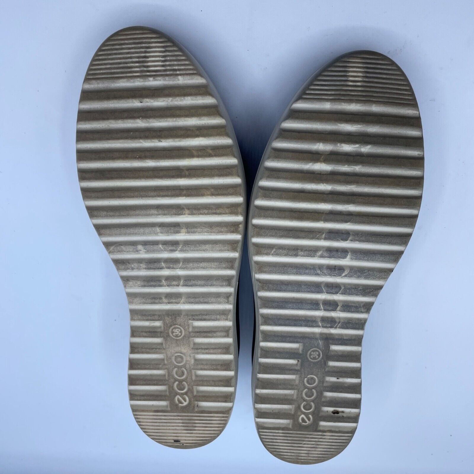 Ecco ecco Soft Slip On Black White Leather Shoes Womens 36 Size US 5 / IT 35 - 9 Thumbnail