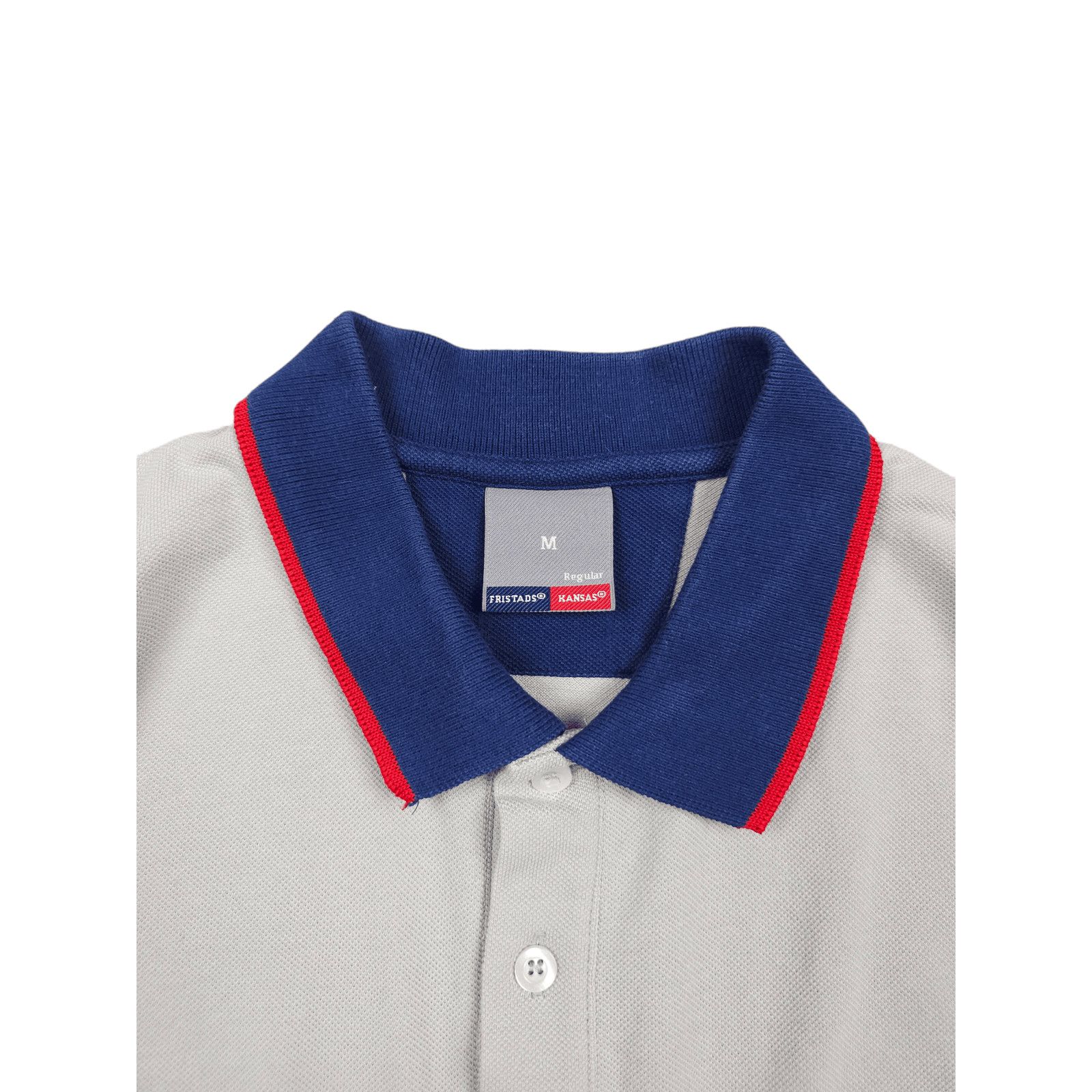 Vintage 💎90s Scania Spell Out Logo Gray Blue Polo Shirt T-shirt Tee Size US M / EU 48-50 / 2 - 4 Thumbnail