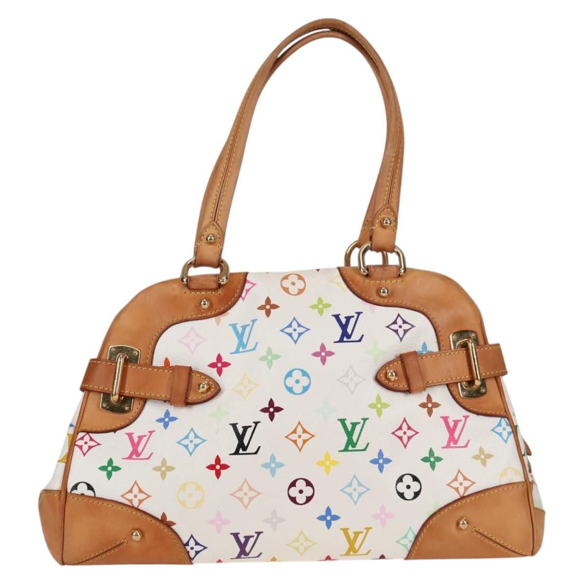 Louis Vuitton LOUIS VUITTON Monogram Multicolor Claudia Hand Bag White Size ONE SIZE - 2 Thumbnail