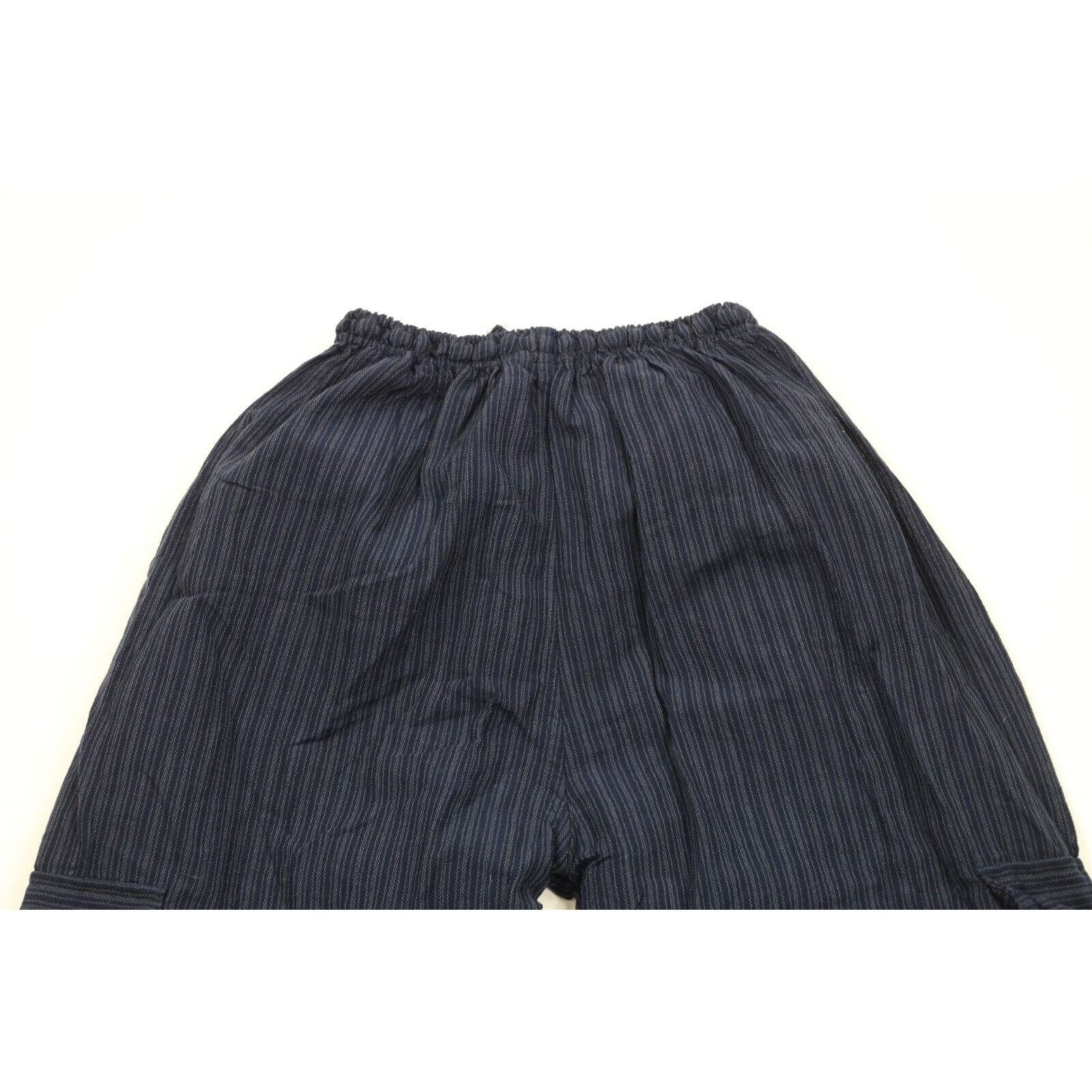 Vintage Vintage 90s Streetwear Striped Wide Leg Cargo Harem Pants Size US 30 / EU 46 - 10 Thumbnail