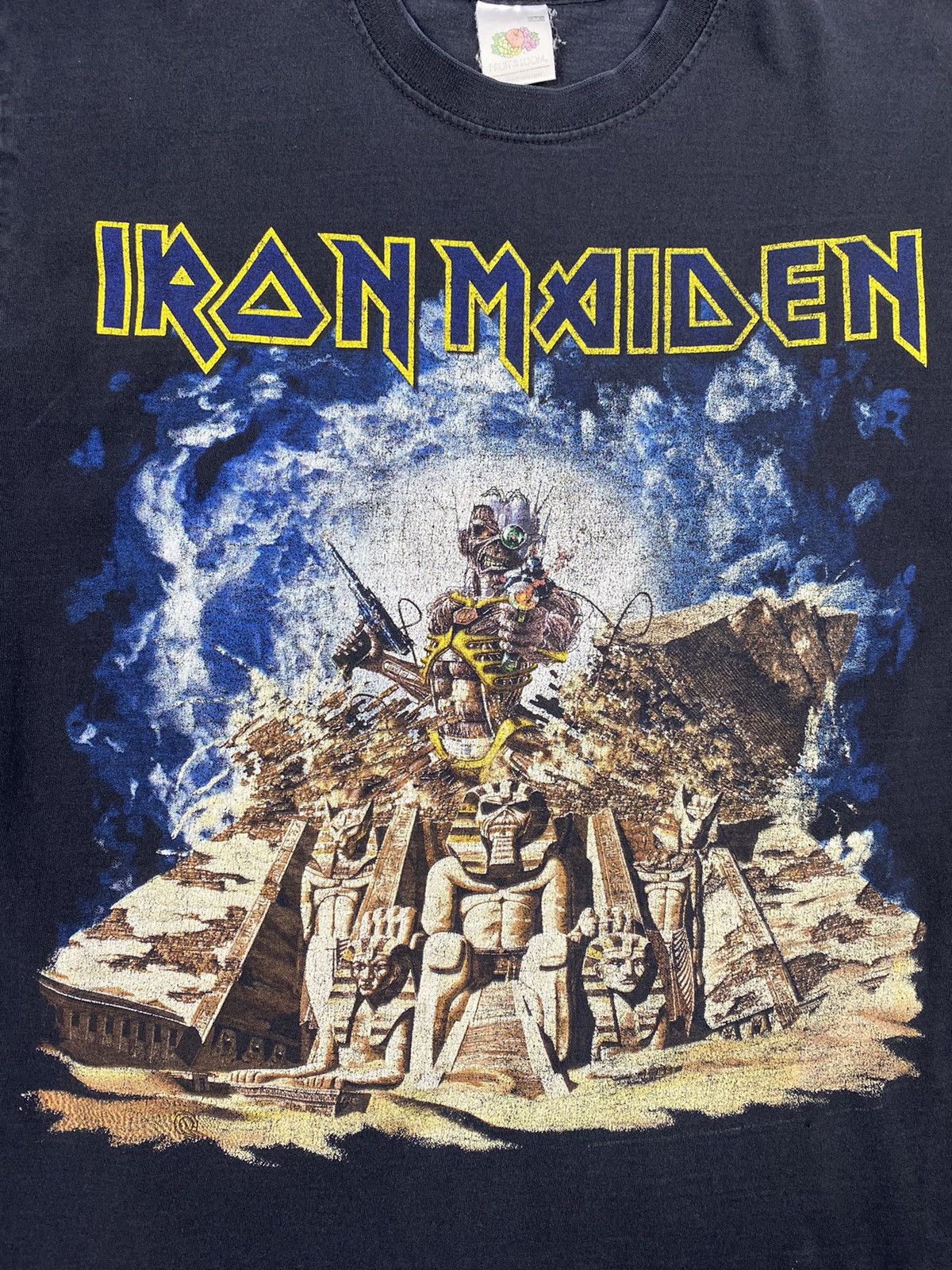 Band Tees × Iron Maiden × Vintage Iron Maiden Back In Time Metal Rock Band Graphic T Shirt Size US M / EU 48-50 / 2 - 6 Thumbnail