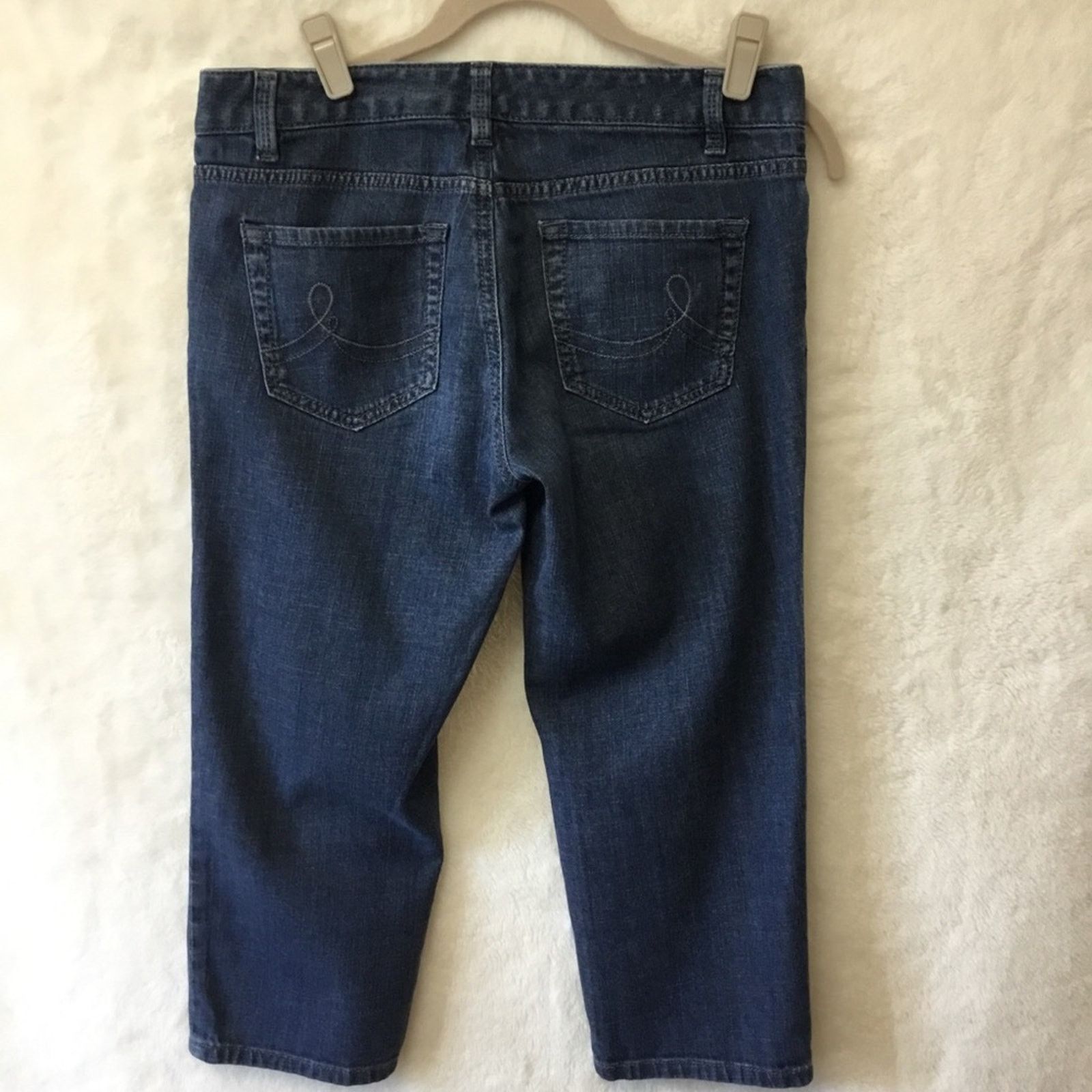Loft Loft Blue Capri Jeans Size 28" / US 6 / IT 42 - 7 Thumbnail