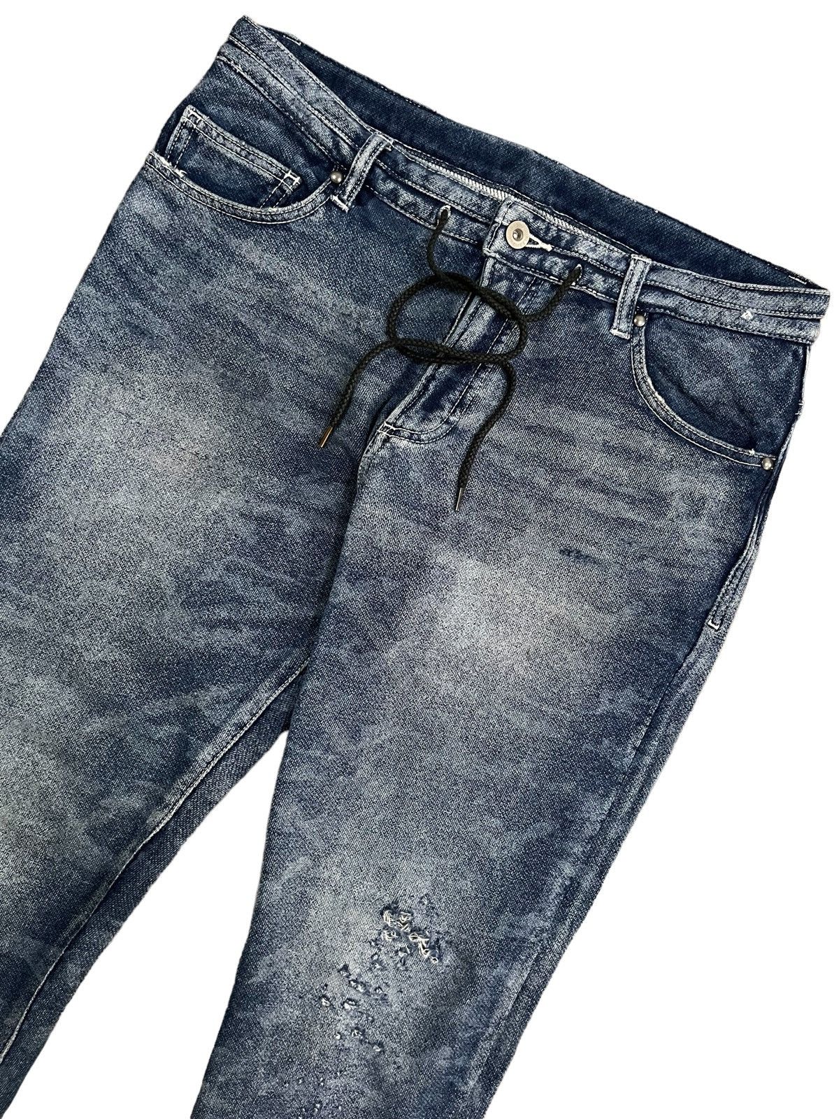 5351 POUR LES HOMMES 5351 Pour Les Homme Acid Wash Embosed Printed Distress Pants Size US 32 / EU 48 - 10 Thumbnail