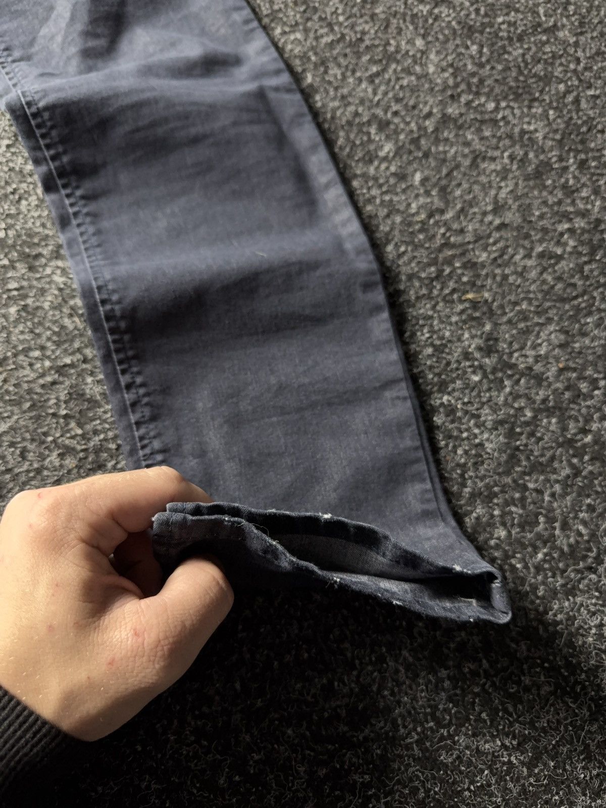 Roberto Cavalli Class Roberto Cavalli Distressed Slim Fit Cotton Pants Size 28" / US 6 / IT 42 - 6 Thumbnail
