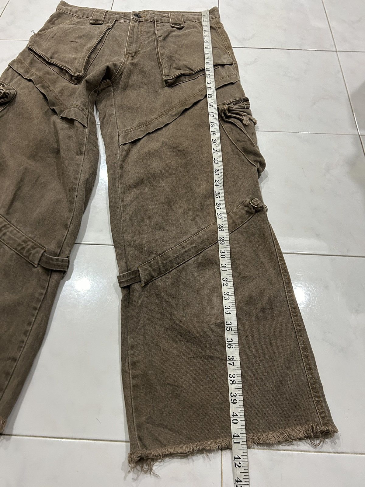 Japanese Brand Y2K Baggy Cargo KaKamer-ri Loose Style Size US 35 - 17 Thumbnail