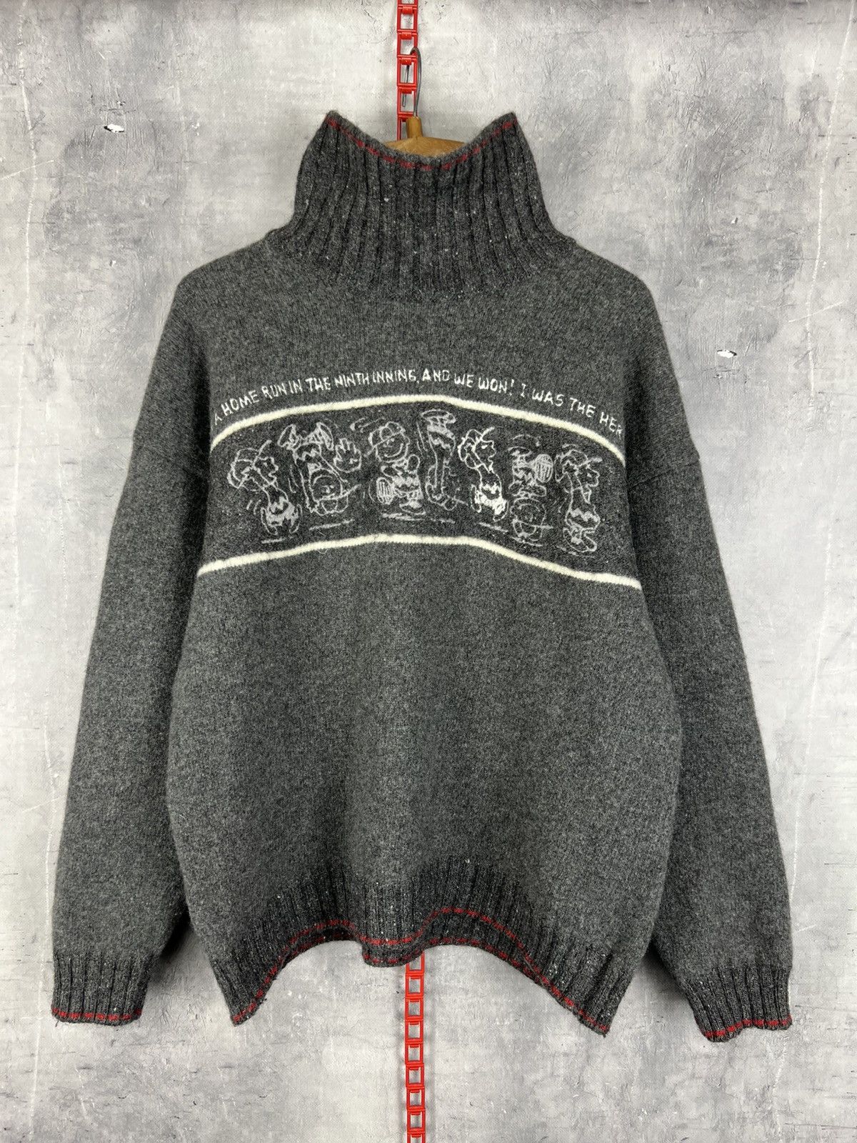 Iceberg Vintage Iceberg Peanuts Wool Sweater Size M Size US M / EU 48-50 / 2 - 2 Thumbnail