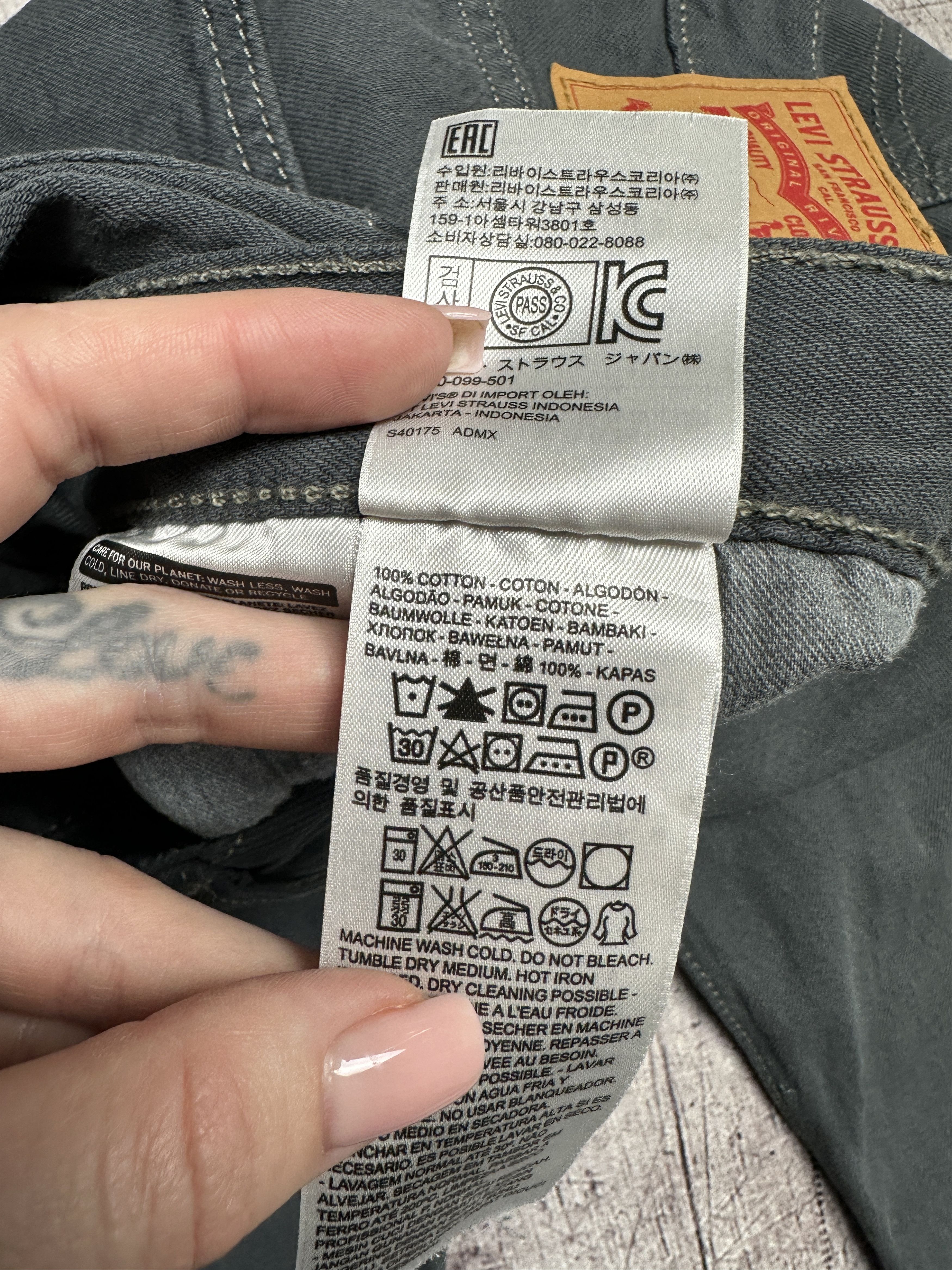 Levi's Levi's 501 Mens Denim Pants Jeans Size 34 x 34 Size US 34 / EU 50 - 9 Thumbnail