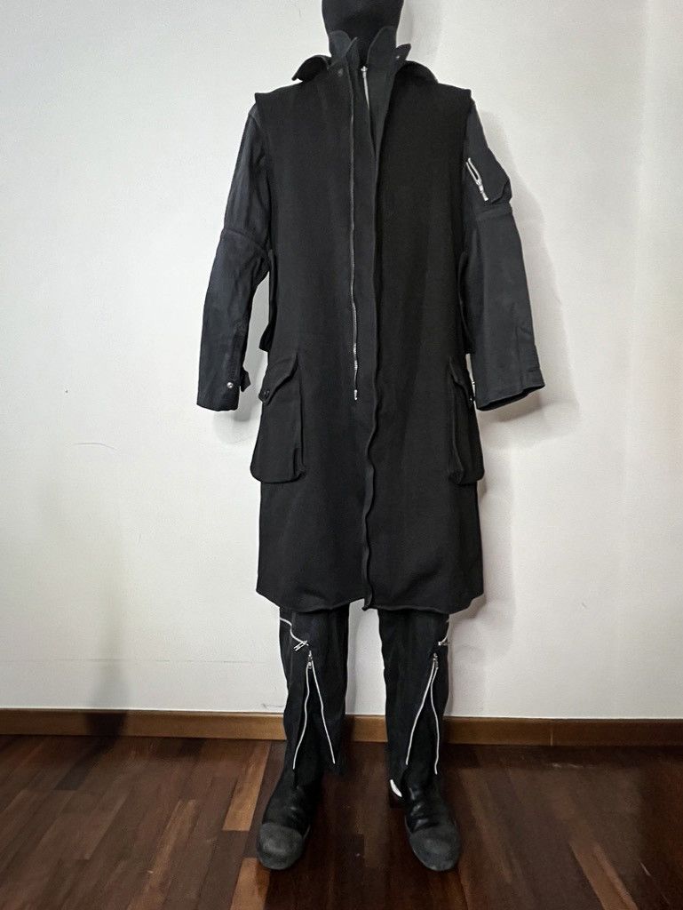 Number (N)ine Runway SS05 "Night Crawler"Sleeveless Trench Vest Size US L / EU 52-54 / 3 - 5 Thumbnail