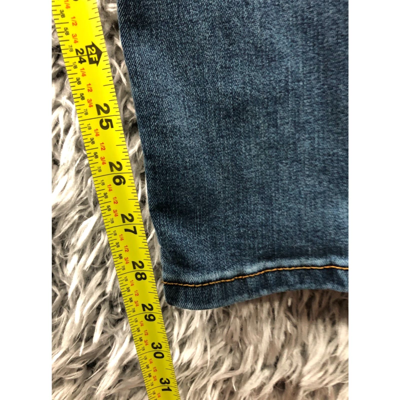 Gloria Vanderbilt VINTAGE Gloria Vanderbilt Amanda High Rise Tapered Jeans 10 Womens Medium Wash Blue (Regular) Size 32" / US 10 / IT 46 - 3 Thumbnail