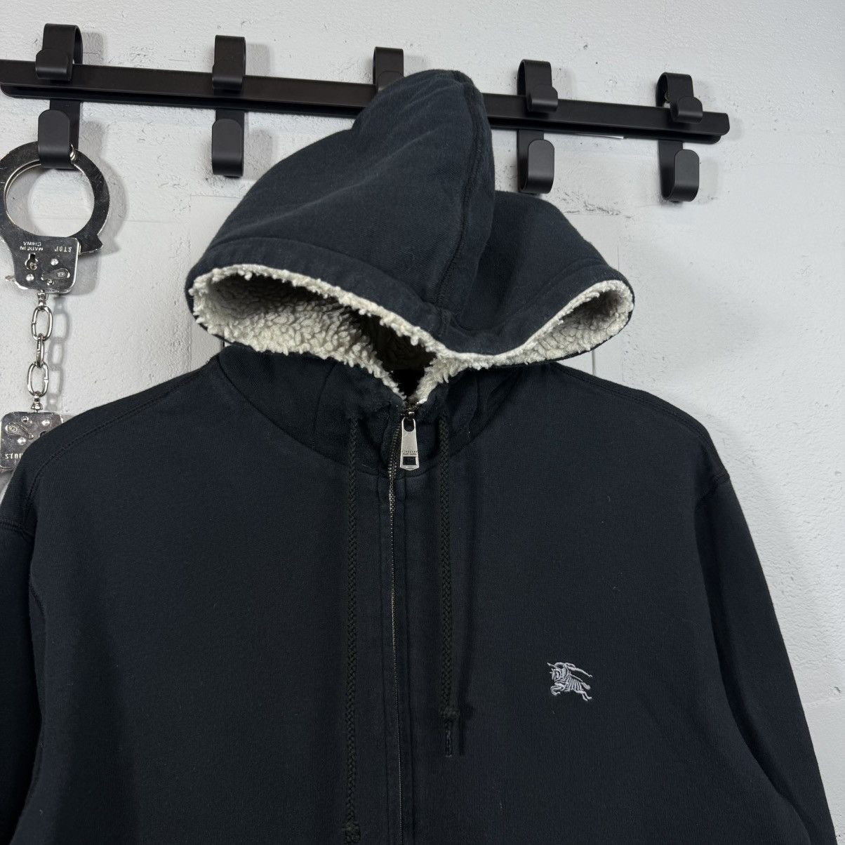 Burberry Vintage Burberry Black Label Fur Zip Hoodie Size US M / EU 48-50 / 2 - 3 Thumbnail