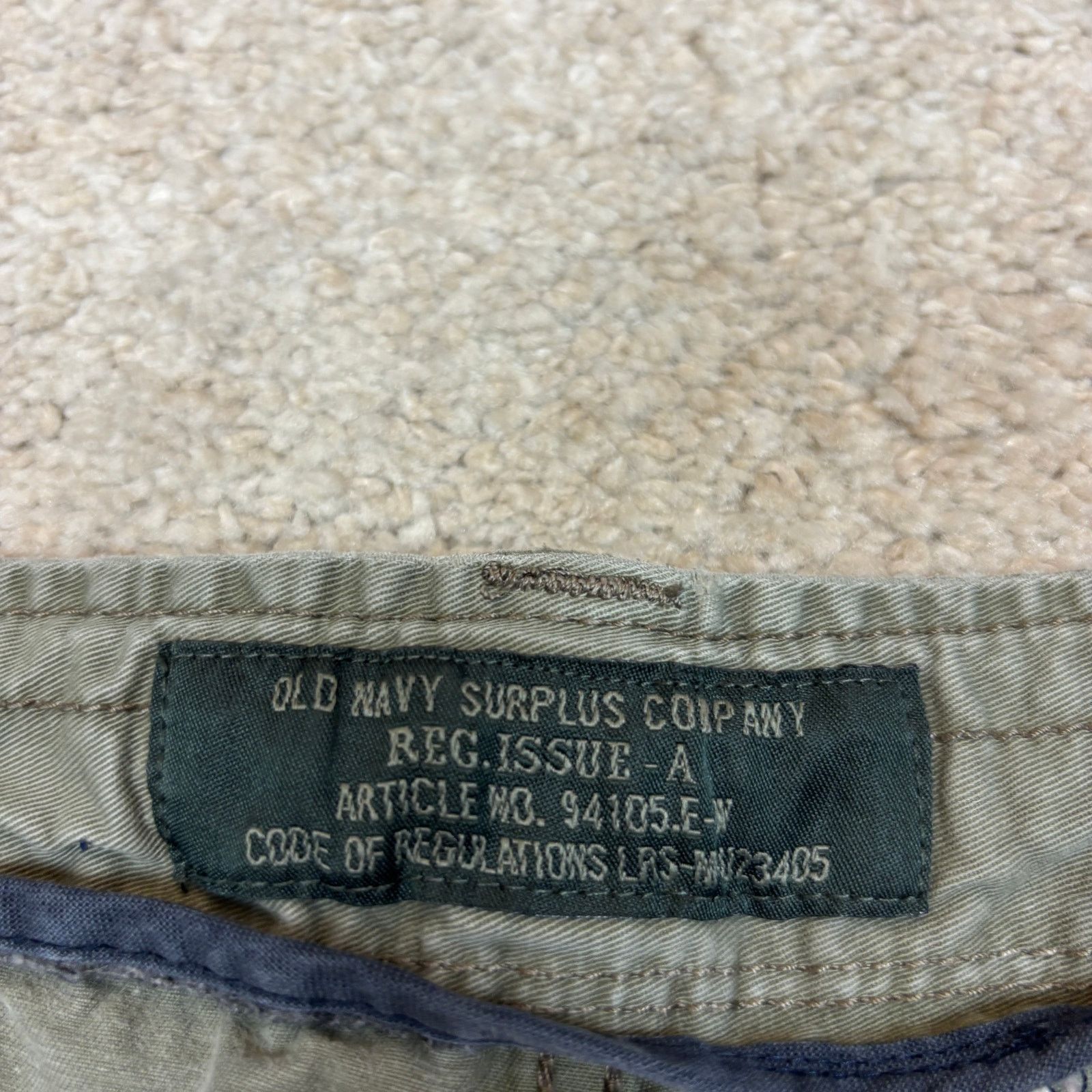 Old Navy Vintage Old Navy Surplus Cargo Pants Skater 38x30 Size US 38 / EU 54 - 7 Thumbnail