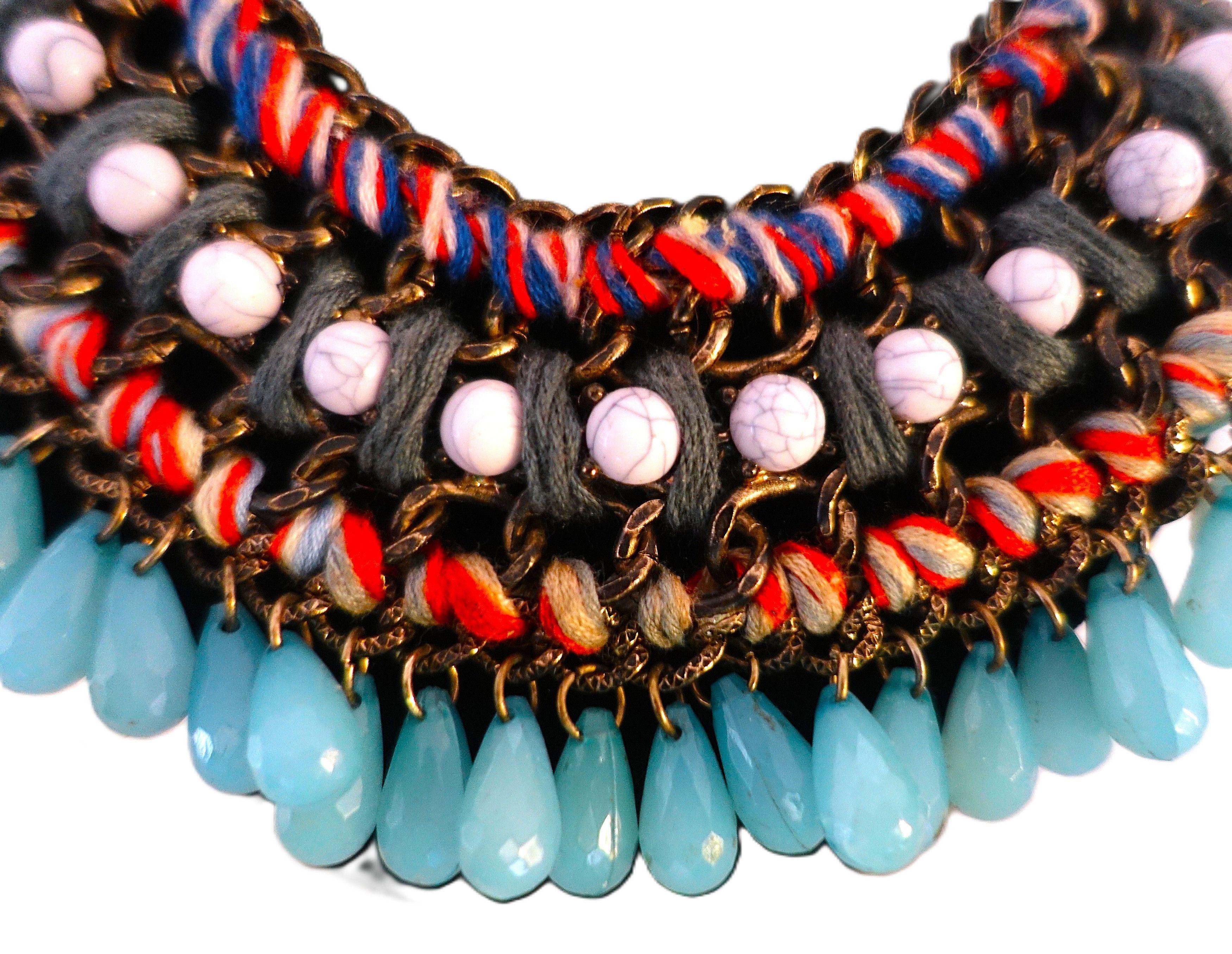 Zara Zara Gold tone Boho Bobble Bead Necklace Size ONE SIZE - 5 Thumbnail