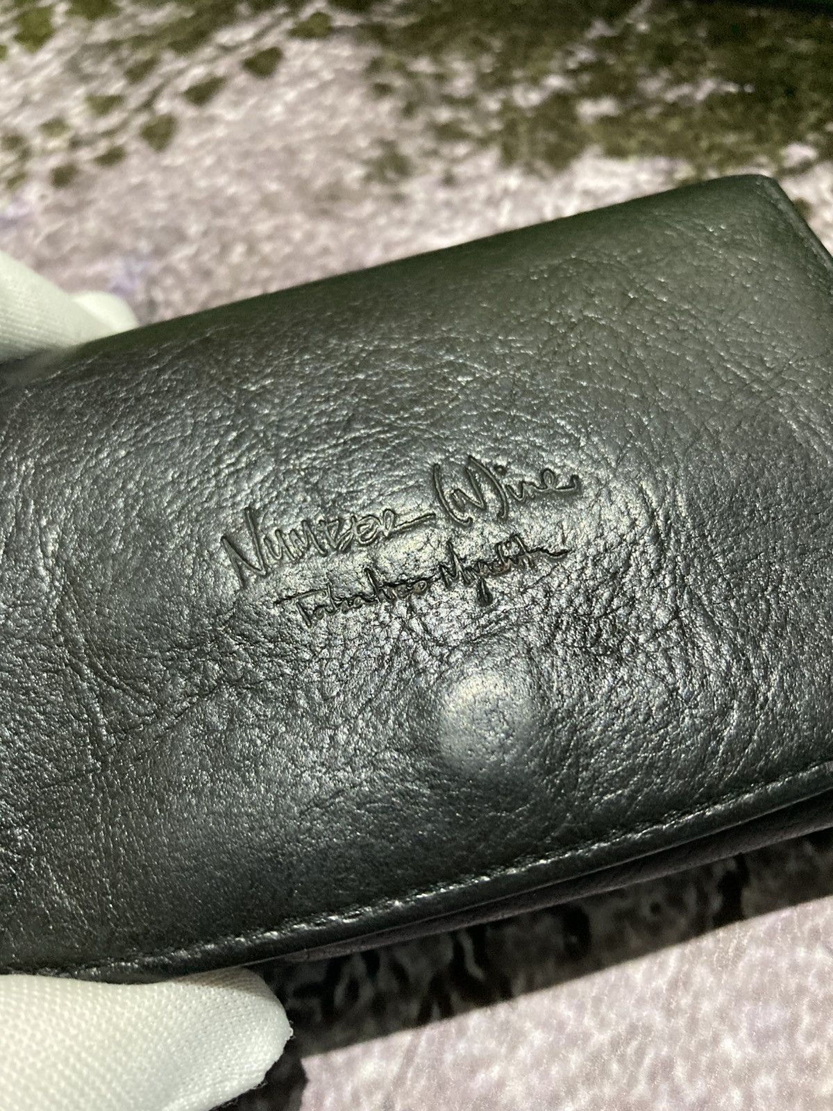 Number (N)ine NUMBER (N)INE Takahiro Miyashita Vintage 3-ld Wallet Leather Size ONE SIZE - 5 Thumbnail
