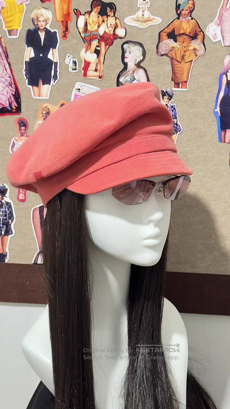 Vivienne Westwood Vivienne Westwood Vintage Pink Velvet Newsboy Hat Size ONE SIZE - 4 Thumbnail