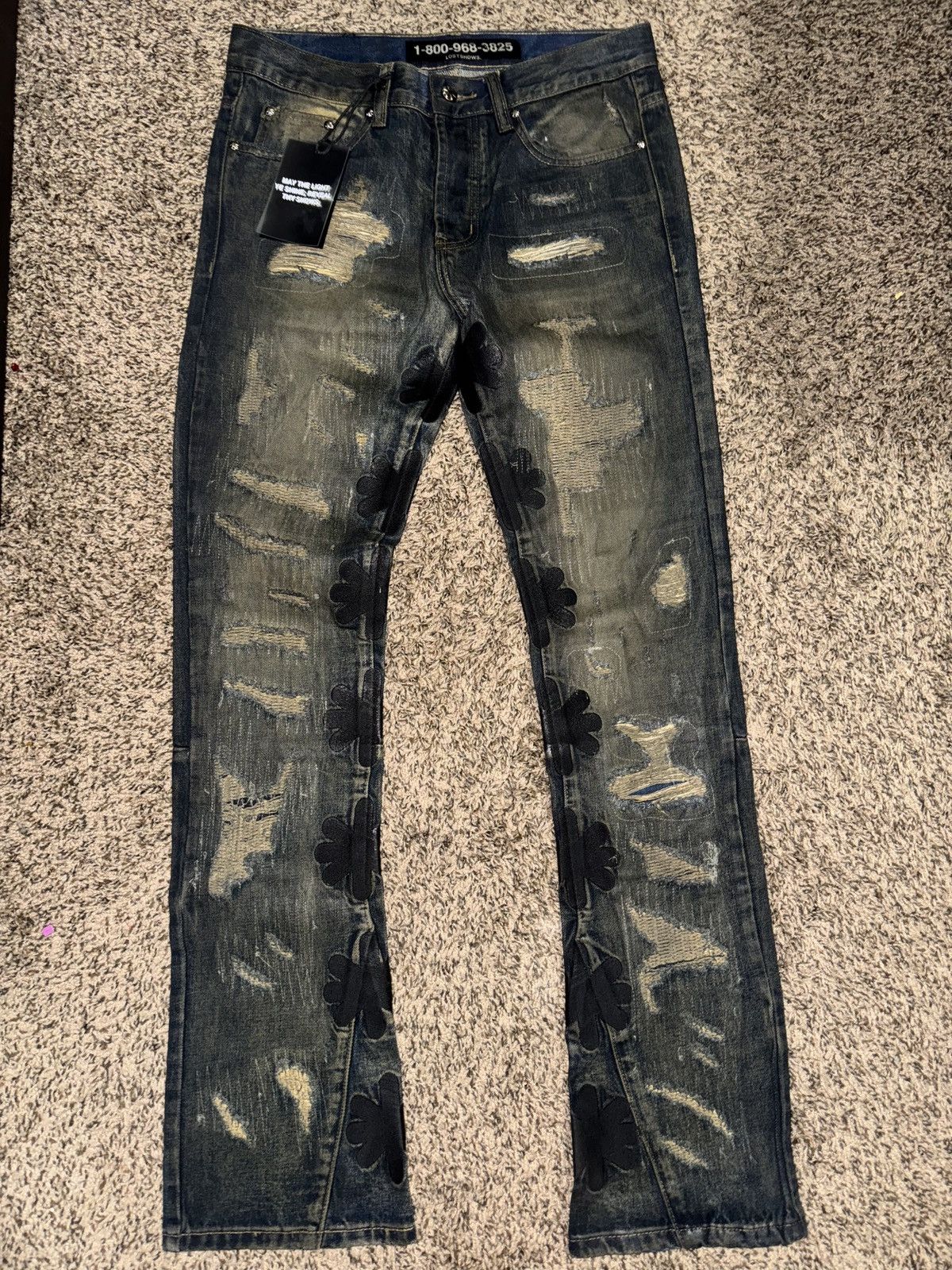 パンツ LOSTSHDWS LOGO JEANS LOSTSHDWS / SUN LOGO DENIM | HOLICK