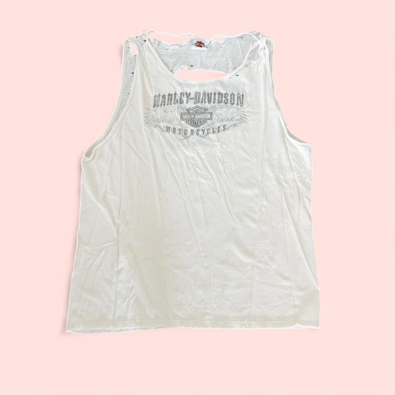 Harley Davidson Harley Davidson Men's white cream Vests Size US 40 / EU 56 - 1 Thumbnail