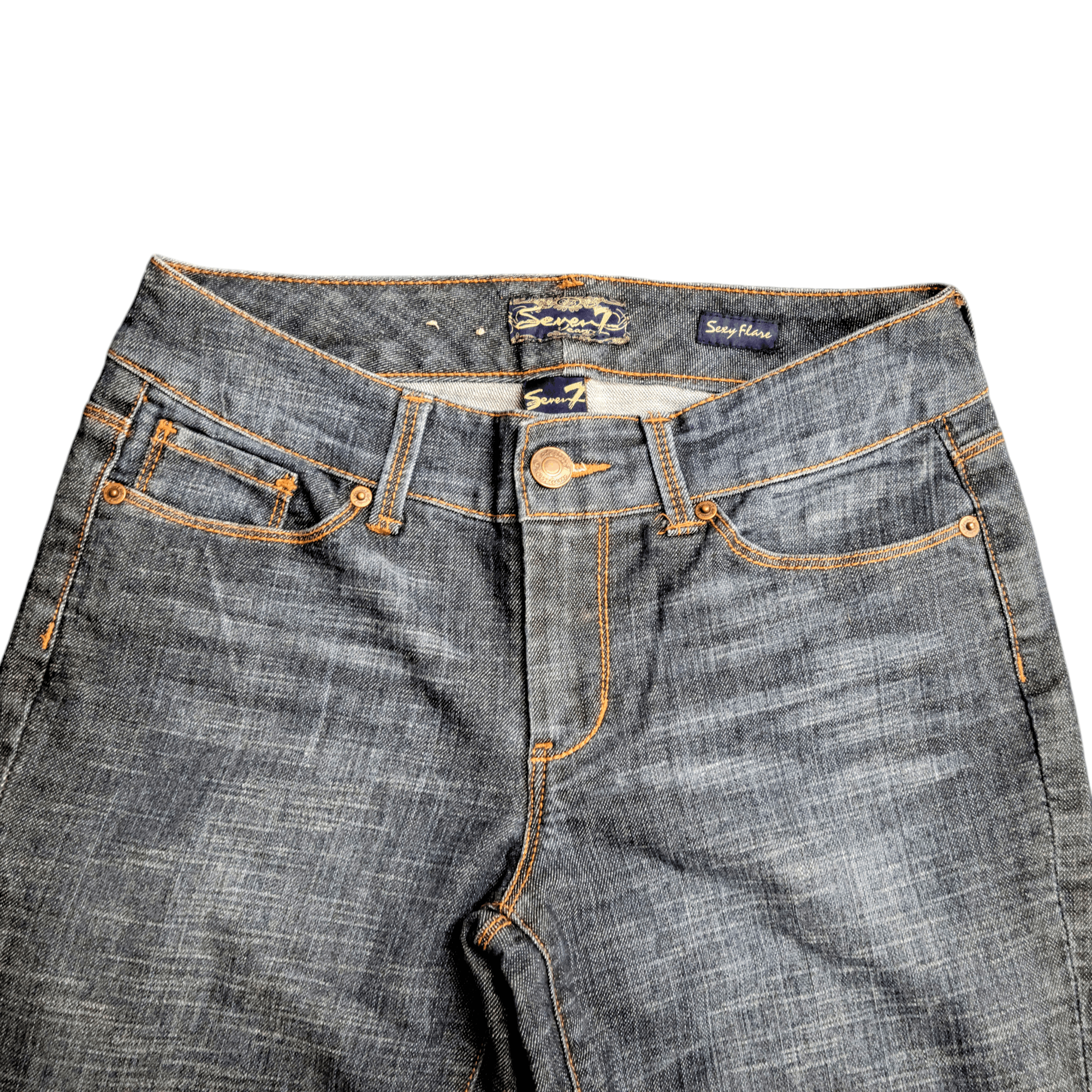 Seven 7 Seven 7 Jeans Sexy Flare Blue Jeans Size 30" / US 8 / IT 44 - 3 Thumbnail