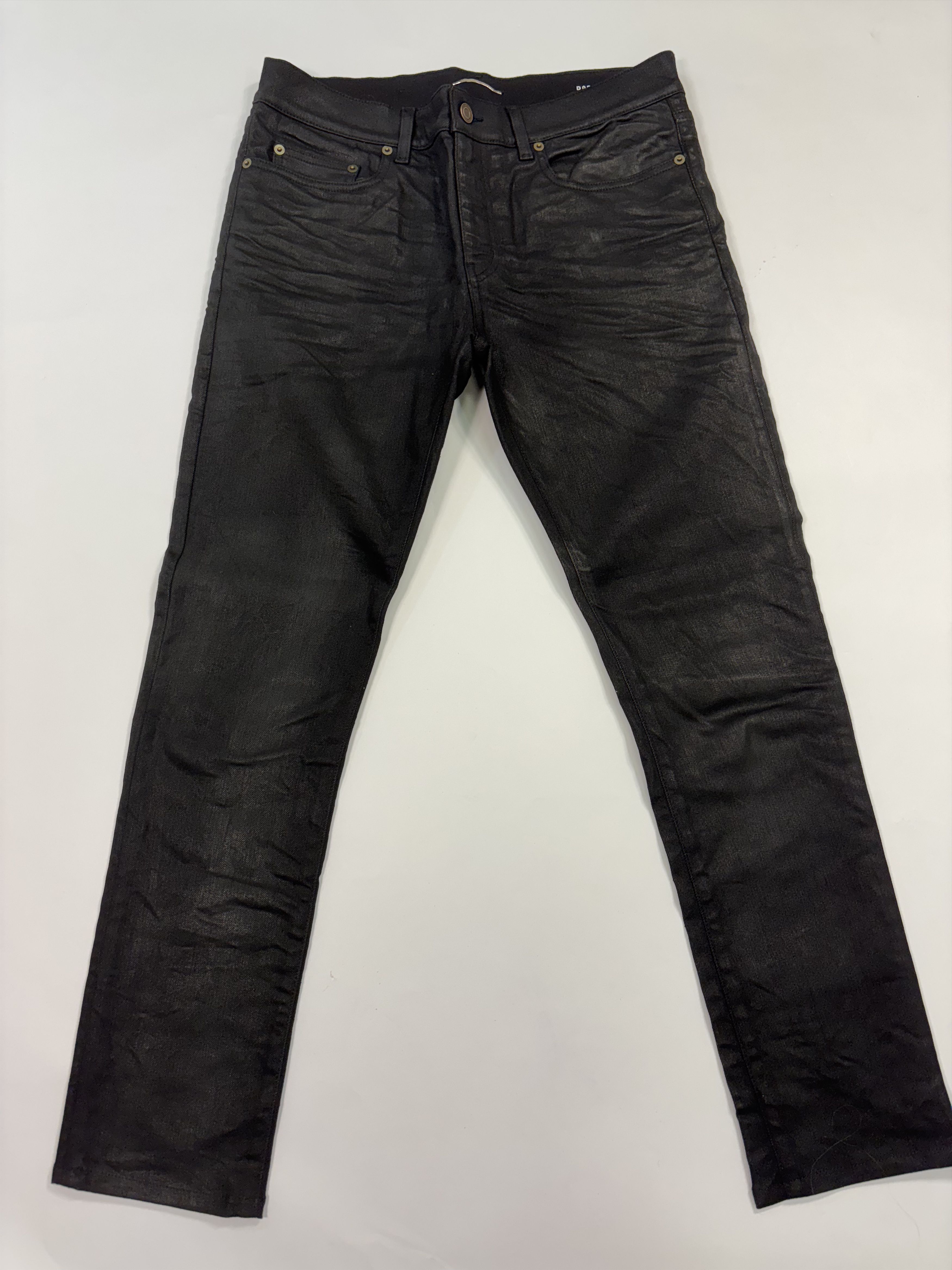 Saint Laurent Paris Saint Laurent Leather Look Pants Size US 32 / EU 48 - 1 Thumbnail