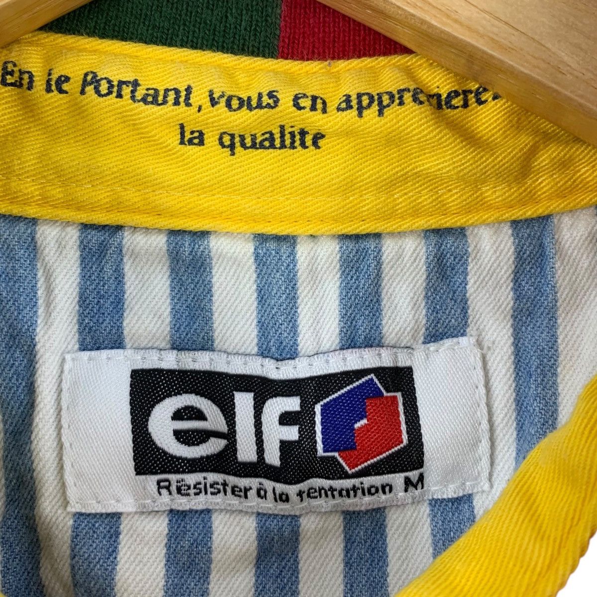 Vintage Vintage 90's ELF Embroidery Logo Polo Jumper Sweatshirt Size US M / EU 48-50 / 2 - 8 Thumbnail