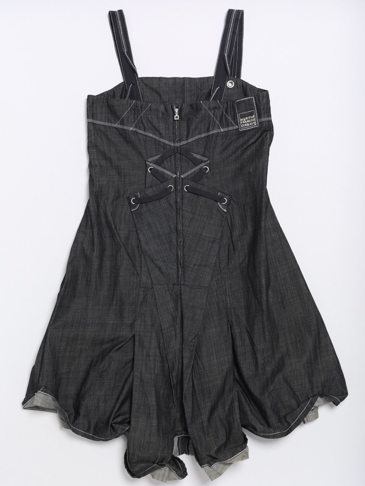 Marithe + Francois Girbaud Marithe Francois Girbaud Vintage Mini Dress y2k Grunge Rare Size S / US 4 / IT 40 - 5 Thumbnail