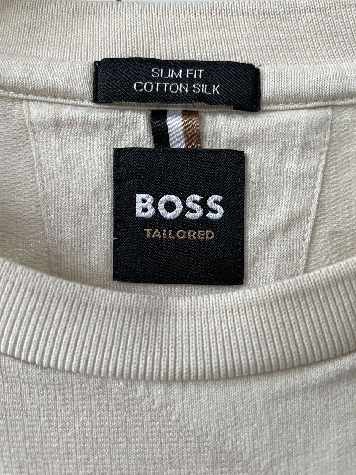Hugo Boss Hugo Boss Cotton Silk Slim Fit T-Shirt Size US S / EU 44-46 / 1 - 7 Thumbnail