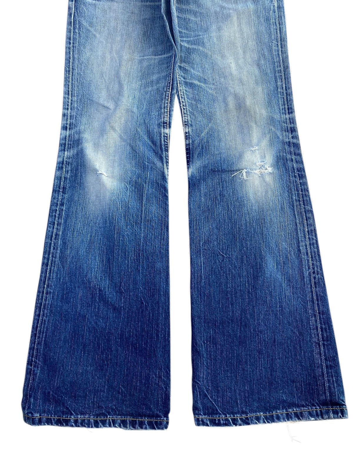 Edwin Edwin Blue Trip Whiskers Faded Wash Style Bootcut Jeans Size US 30 / EU 46 - 9 Thumbnail