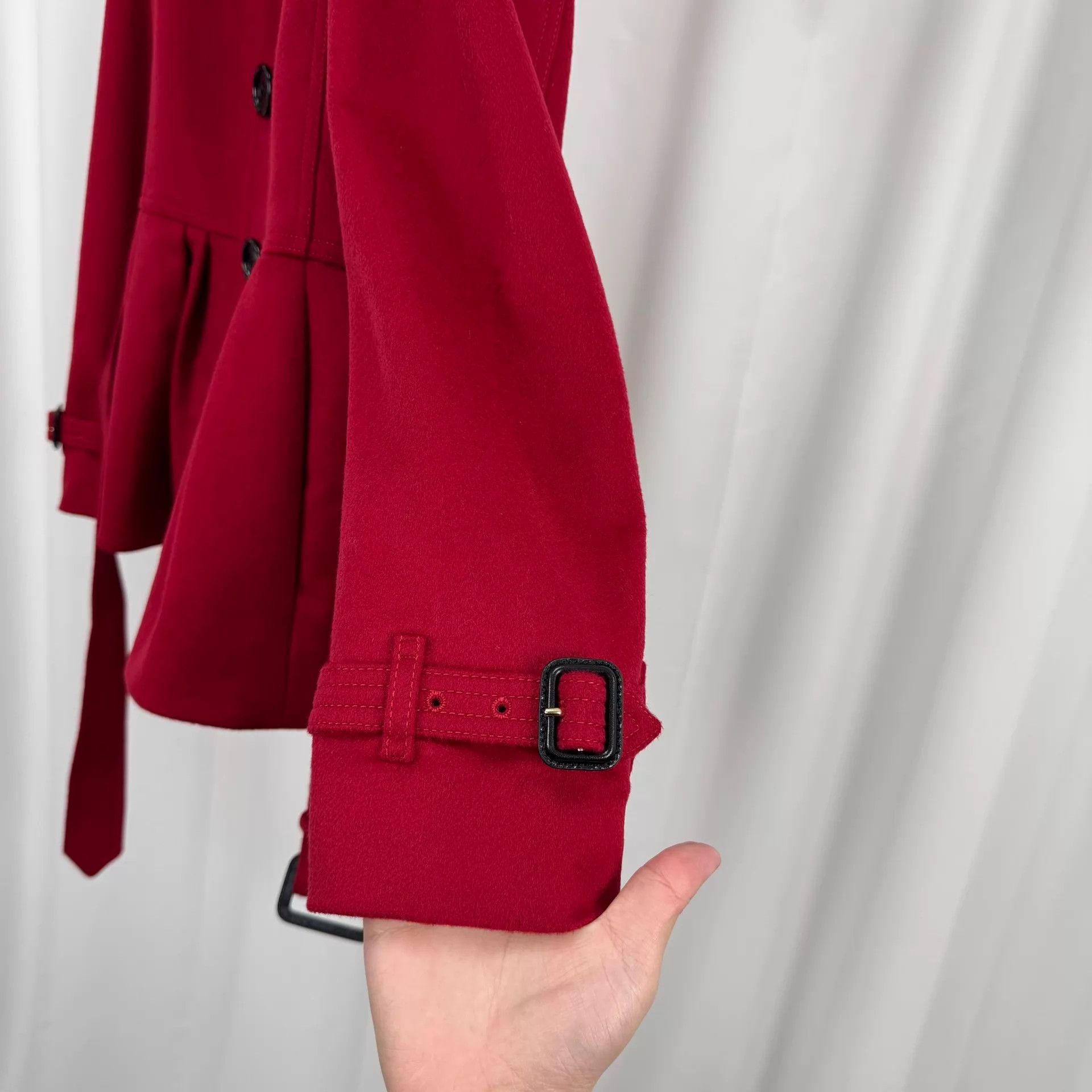 Burberry Burberry double-breasted wool coat UK10 new Size M / US 6-8 / IT 42-44 - 4 Thumbnail