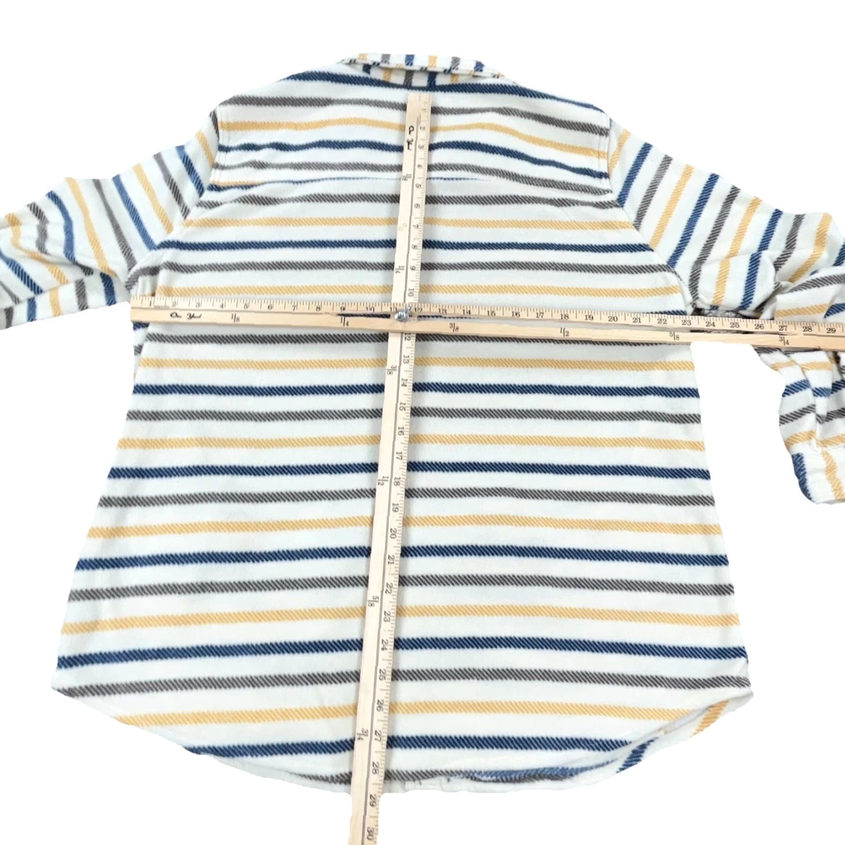 O'Neill O'neill Jacket Shirt Women 2XL White Striped Fleece Unlined Shacket OR Jacket Shirt Women 2XL White Striped Fleece Unlined Shacket Size XXL / US 16-18 / IT 52-54 - 7 Thumbnail
