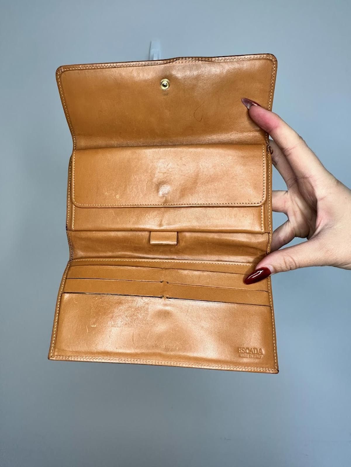 Escada Vintage Escada Tri-Fold Wallet Size ONE SIZE - 3 Thumbnail