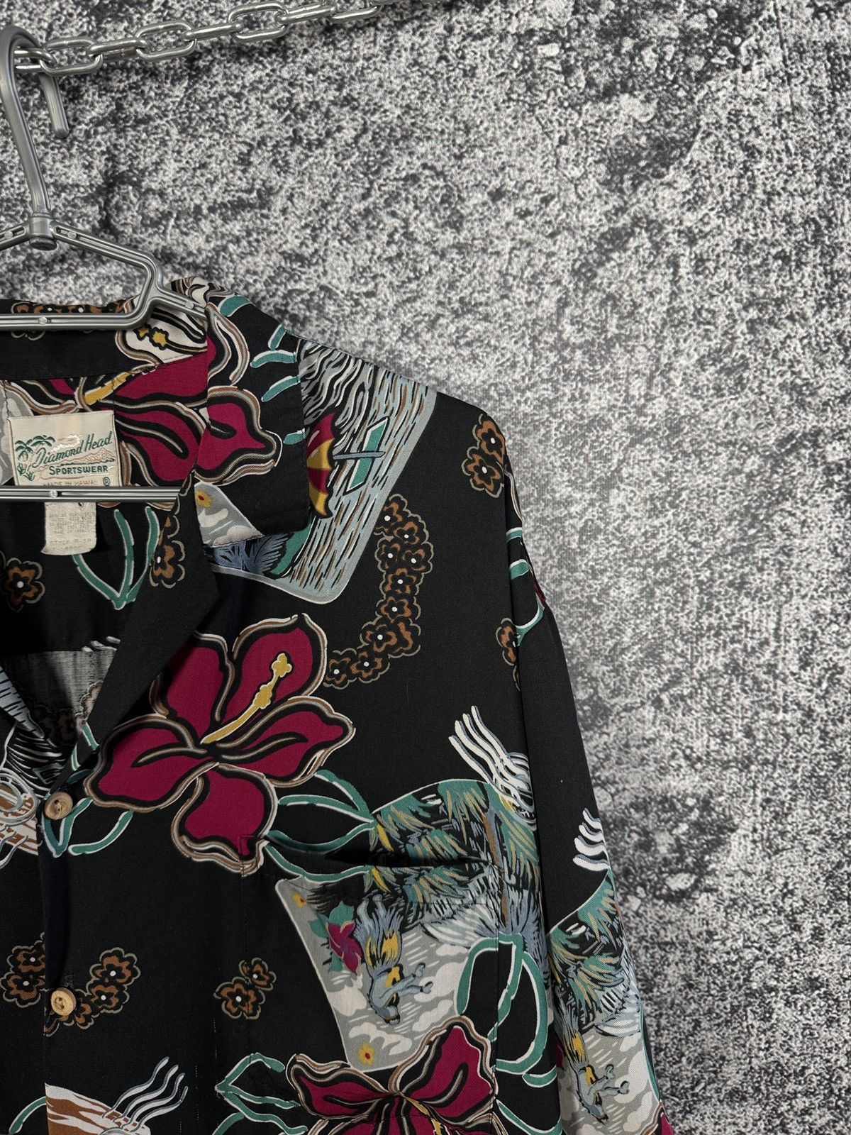 Vintage Diamond Head Hawaiian Short Sleeve Shirt Vintage Size XL Size US XL / EU 56 / 4 - 2 Thumbnail