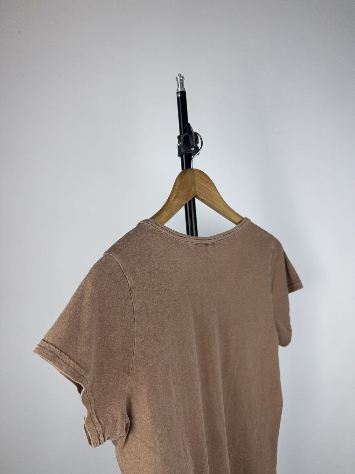 G-Star Vintage Retro Style 00s Faded Brown V-Neck Y2K T Shirt Size M / US 6-8 / IT 42-44 - 8 Thumbnail