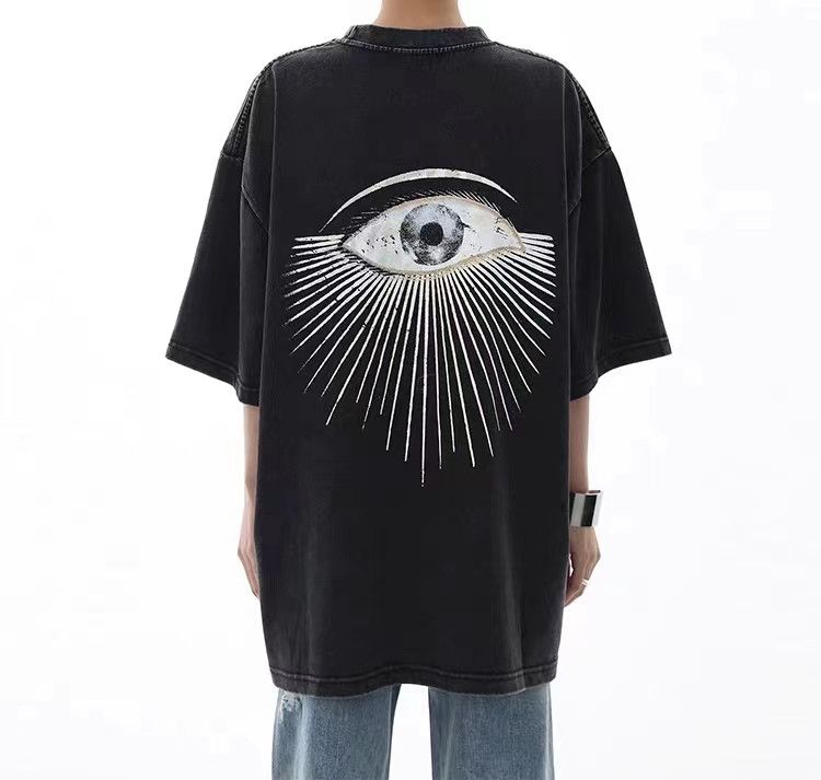 Japanese Brand × Vintage Oversize eye print T-shirt hip-hop Harajuku style Y2K Size US M / EU 48-50 / 2 - 3 Thumbnail