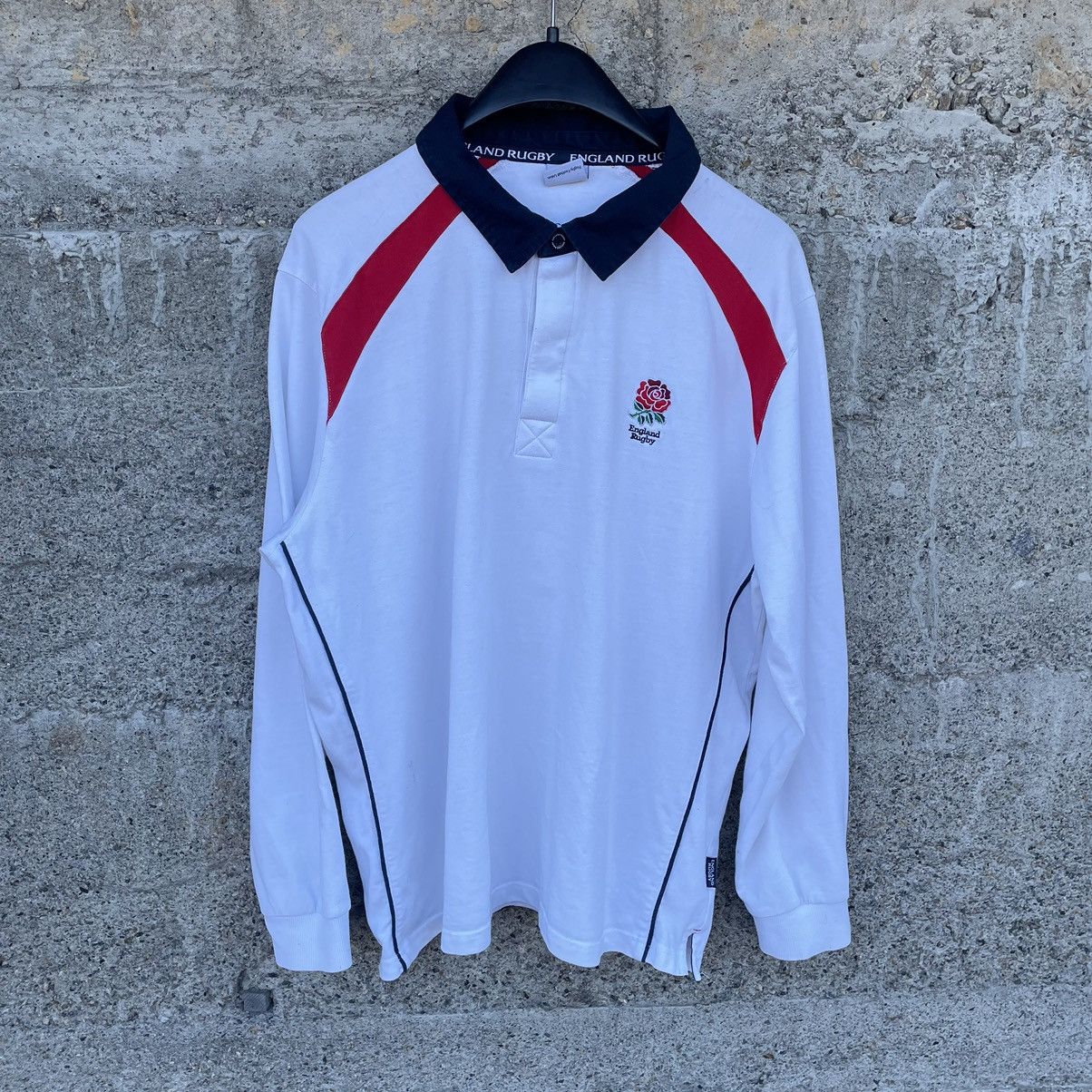 Vintage Vintage England League Rugby Longsleeve T-shirts Sport 90s Size US XL / EU 56 / 4 - 2 Thumbnail