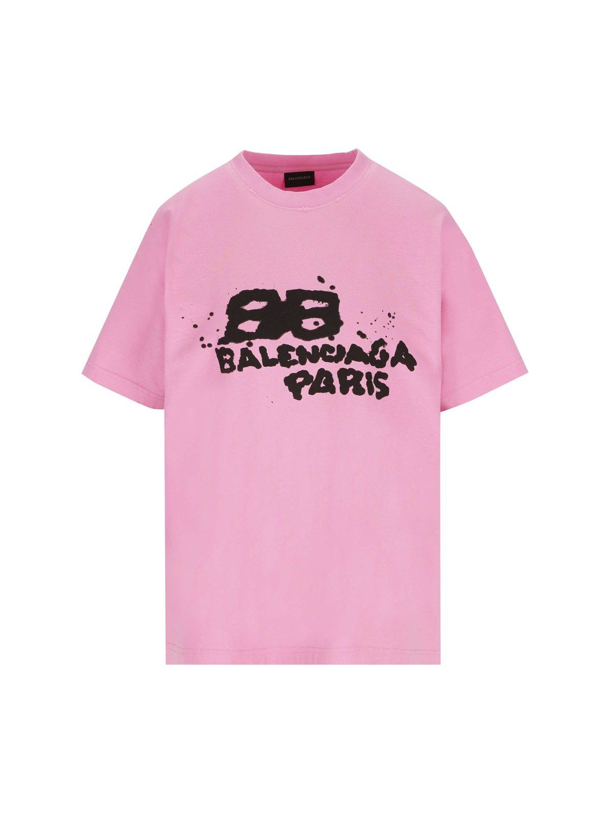 Hand-Drawn BB Icon T- Shirt Medium Fit in Pink