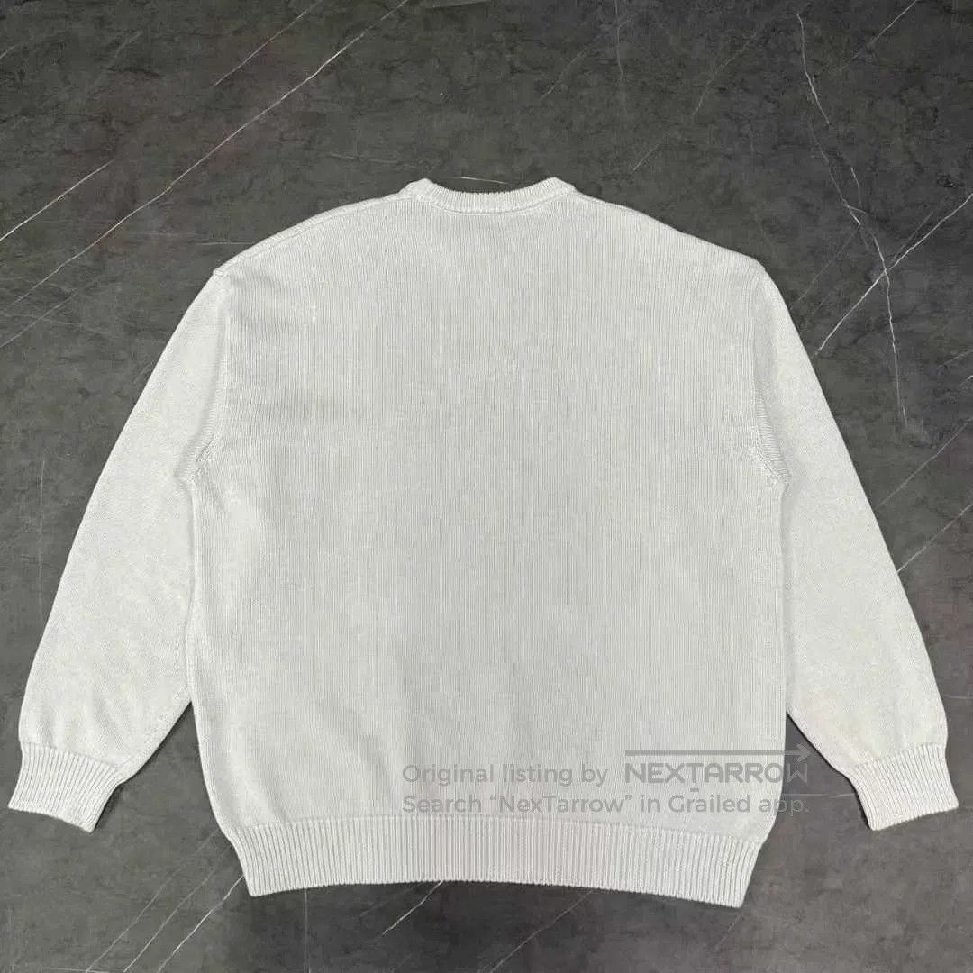 Balenciaga balenciaga lock buckle sweater in white. Size US XL / EU 56 / 4 - 2 Thumbnail