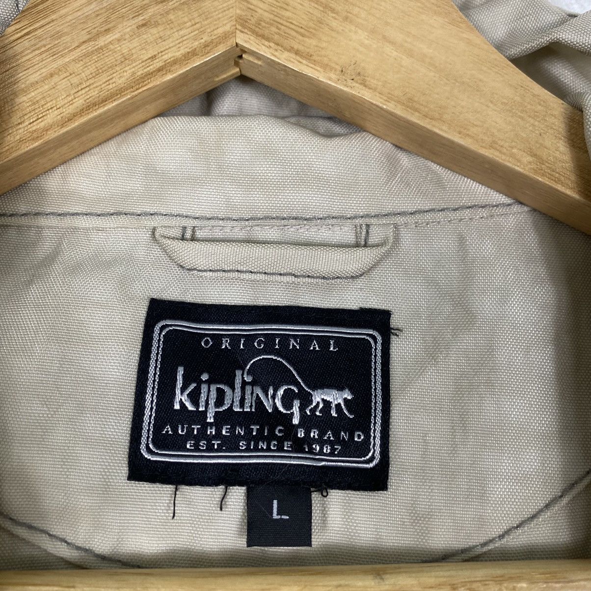 Japanese Brand Kipling windbreaker jacket hoodie Size US L / EU 52-54 / 3 - 11 Thumbnail