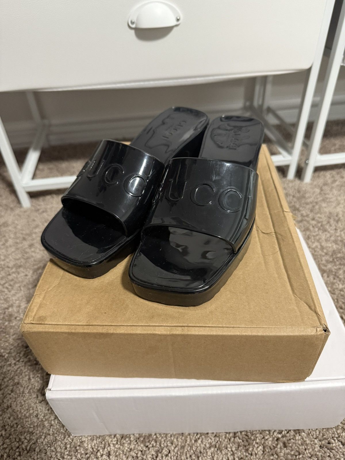 Gucci Gucci 60mm Slide Sandal Size US 9 / IT 39 - 2 Thumbnail