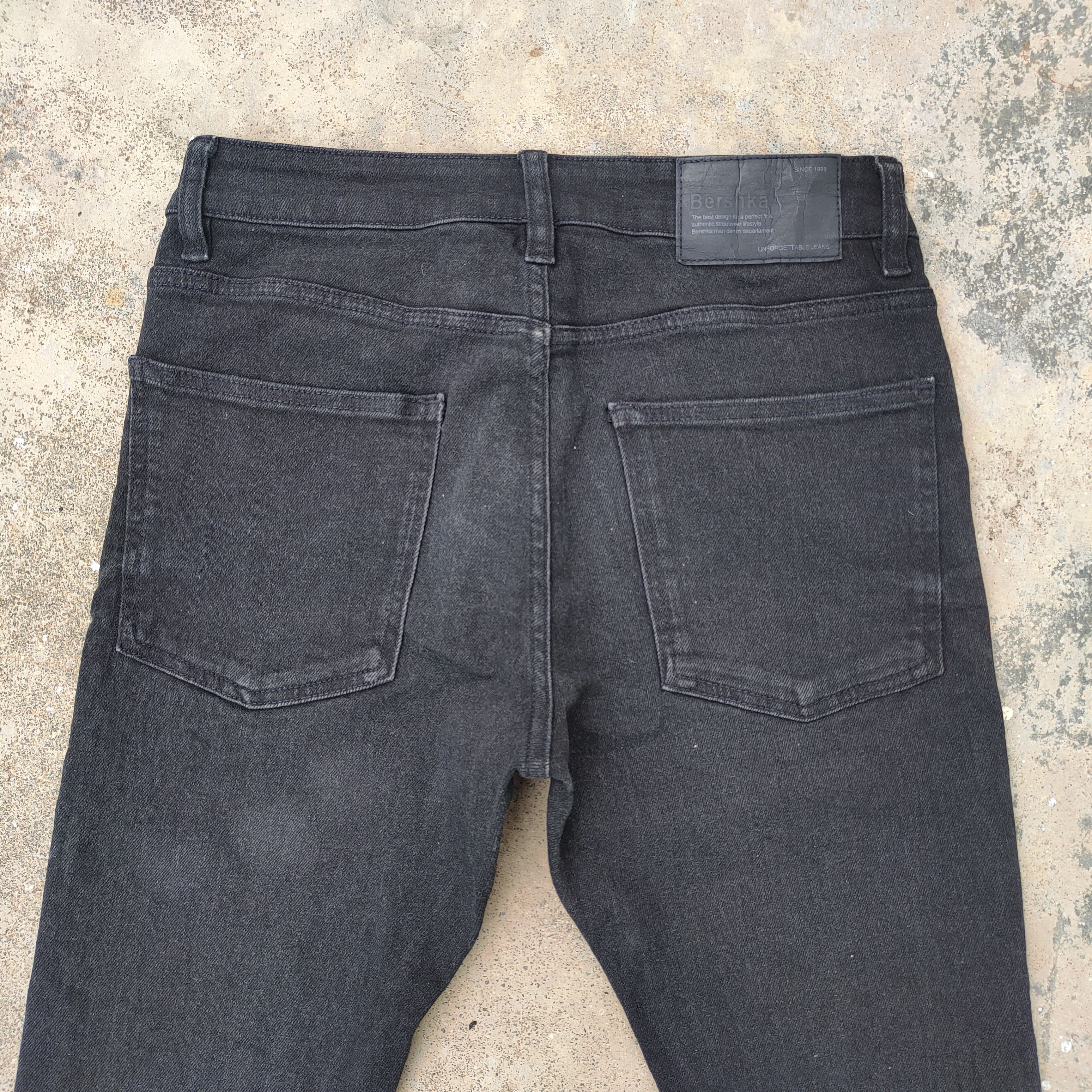 Japanese Brand × Jean VINTAGE JAPANESE SKINNY BLACK RIPPED DENIM JEANS PANTS Size US 30 / EU 46 - 10 Thumbnail
