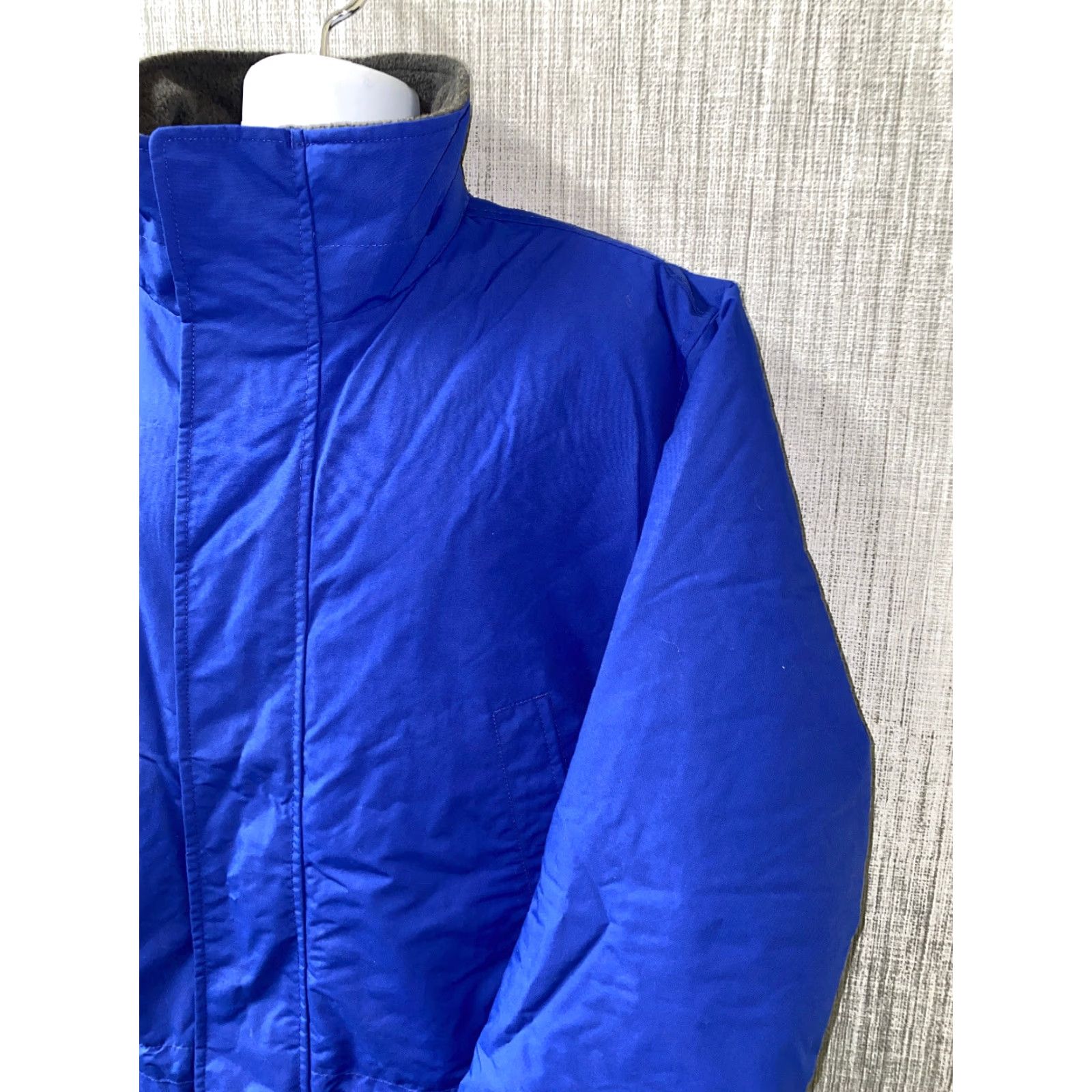 Lands' End Lands' End Mens Blue Fleece Lined Nylon Jacket XL Regular Full Zip Mens Casual EUC Size US XL / EU 56 / 4 - 2 Thumbnail