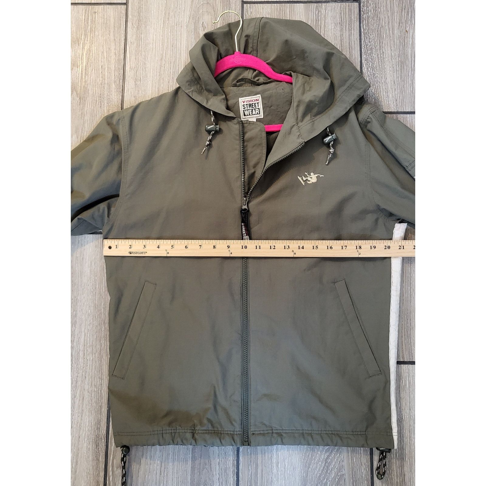 Vision Streetwear Vintage Cool Vision Street Wear Green Jacket 80s / 90s Fresh Size US S / EU 44-46 / 1 - 13 Thumbnail