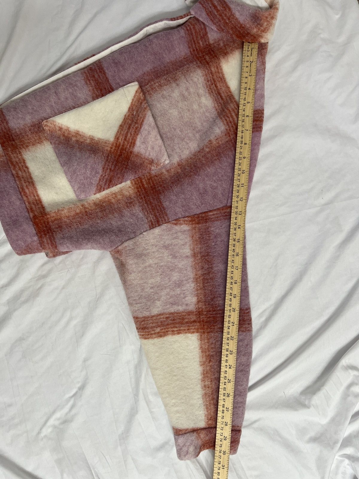 Iro IRO paris wool and cotton pink and cream plaid jacket size 8 Size M / US 6-8 / IT 42-44 - 11 Thumbnail