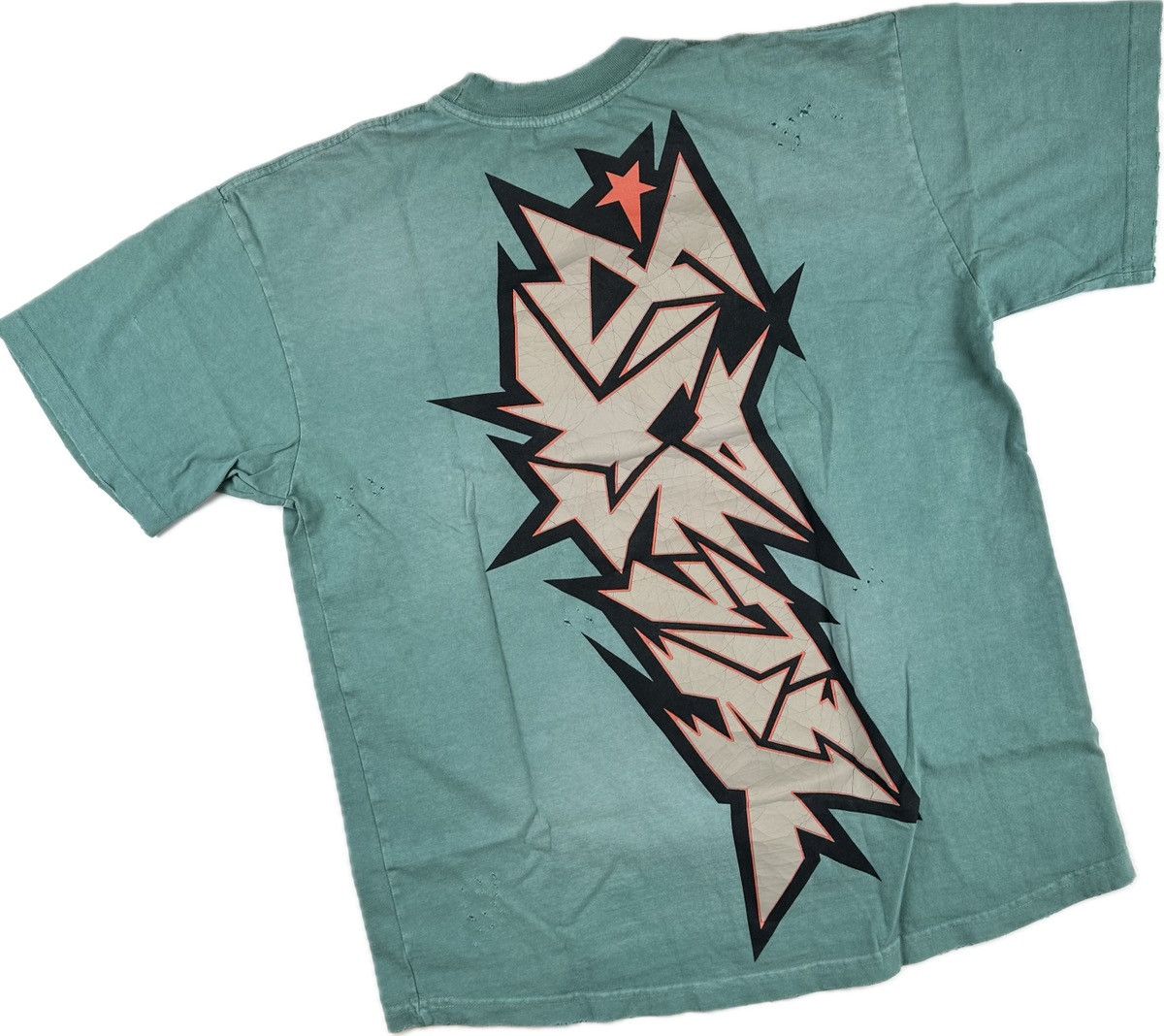 HELLSTAR Hellstar Sample Cracked Print T-shirt Size US M / EU 48-50 / 2 - 3 Thumbnail