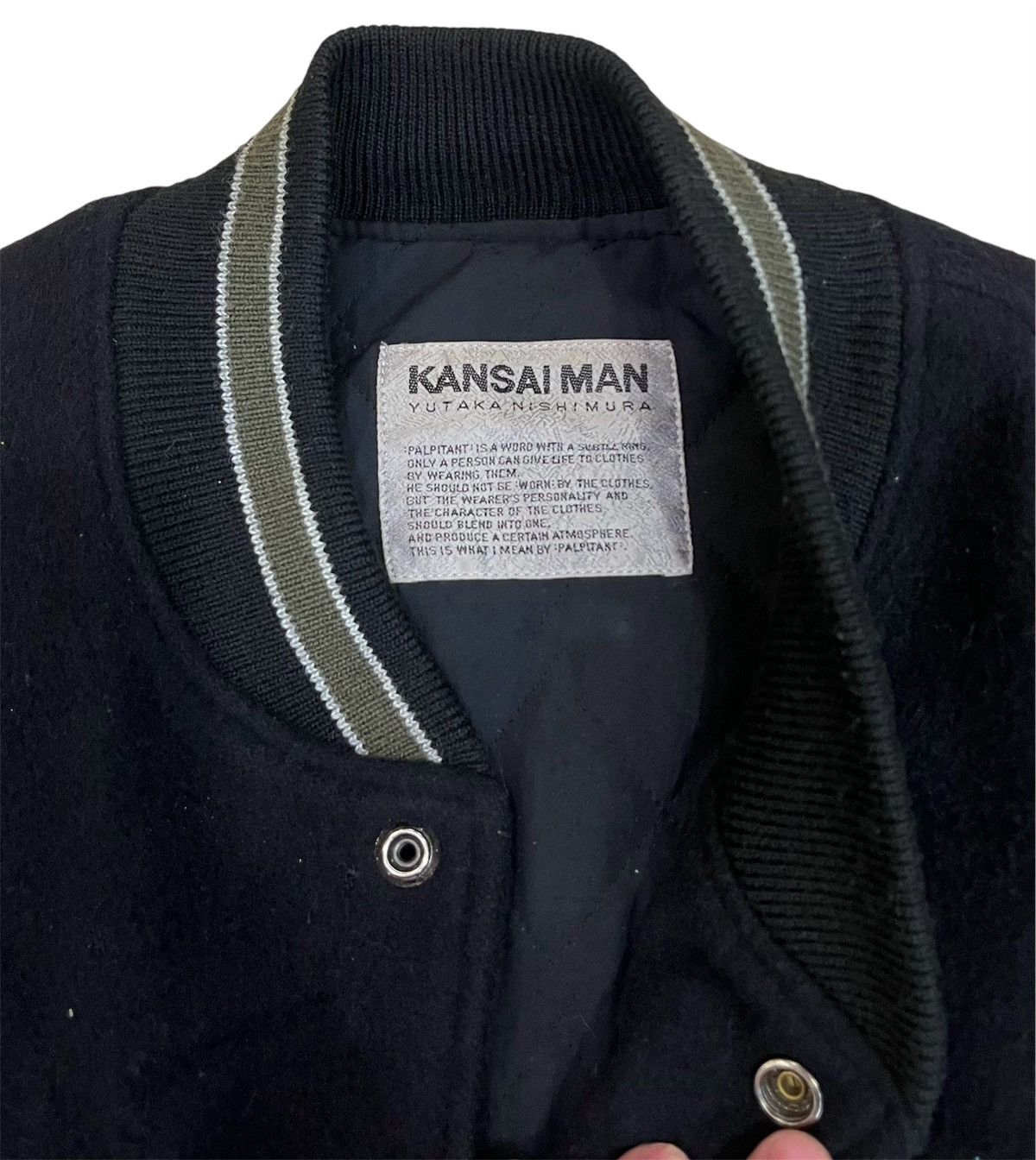 Kansai Yamamoto 90s KANSAI YAMAMOTO STADIUM JACKET VARSITY BOMBER JACKET Size US L / EU 52-54 / 3 - 9 Thumbnail